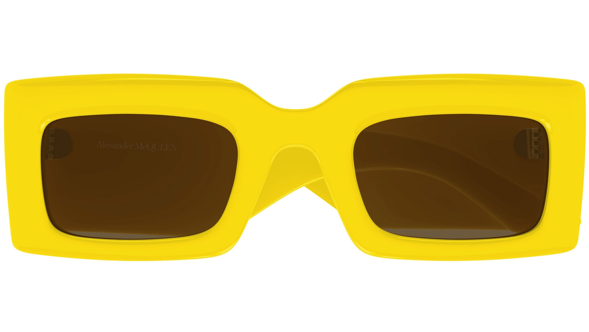 Occhiali da sole ALEXANDER MCQUEEN AM0433S Shiny solid bright yellow