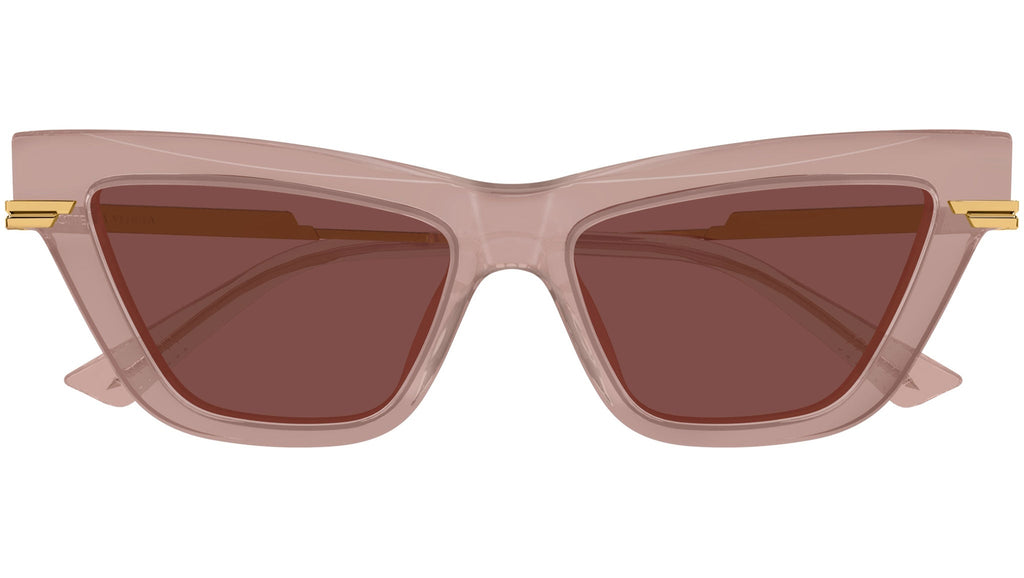 Occhiali da sole BOTTEGA VENETA BV1241S Shiny transparent intense peach