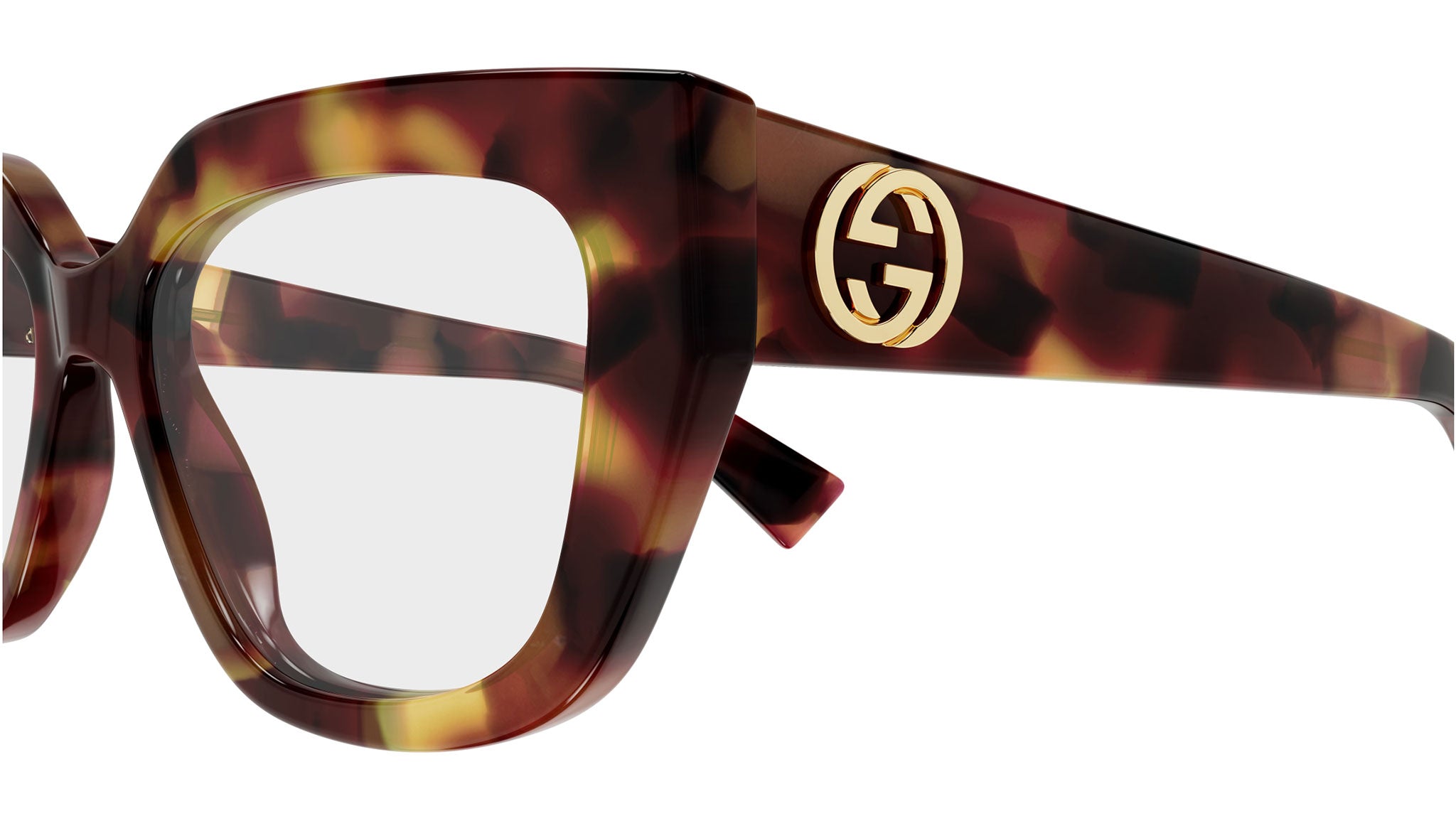 Occhiali da vista GUCCI GG1847O Shiny milky classic havana
