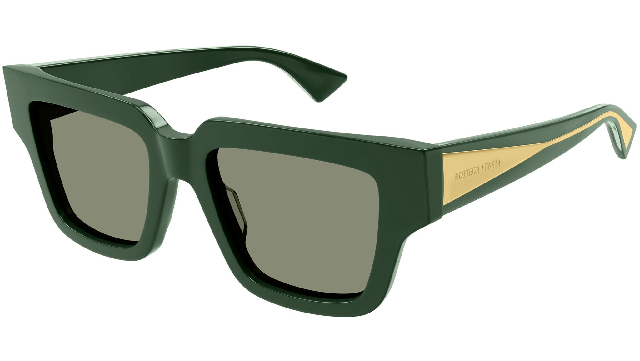 Occhiali da sole BOTTEGA VENETA BV1276S Shiny solid dark green