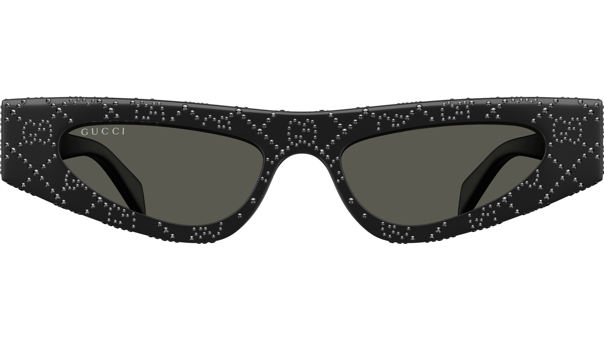 Occhiali da sole GUCCI GG1779S Shiny black with jet hematite strass all over and shiny black color