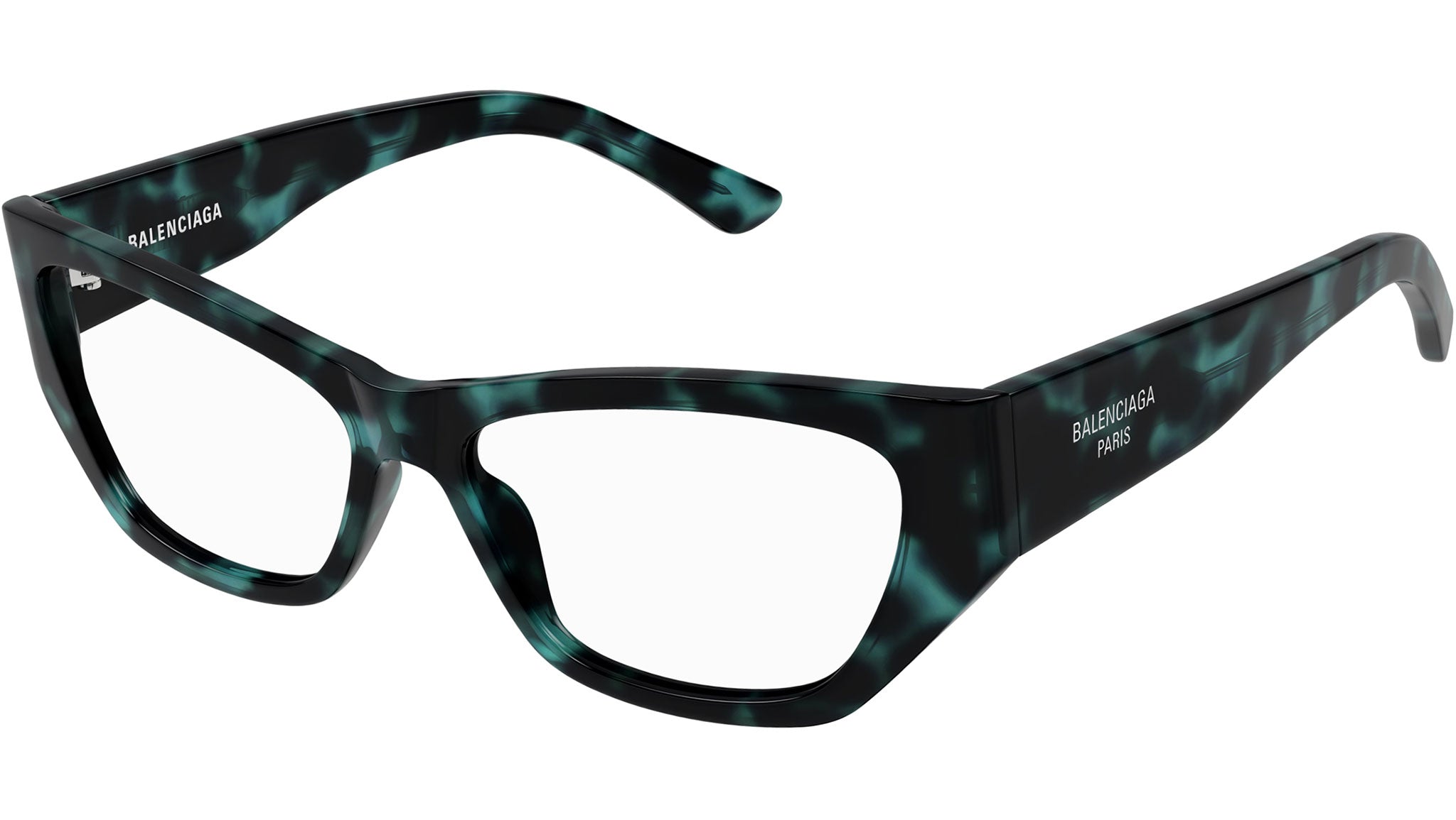 Occhiali da vista BALENCIAGA BB0372O Shiny teal havana