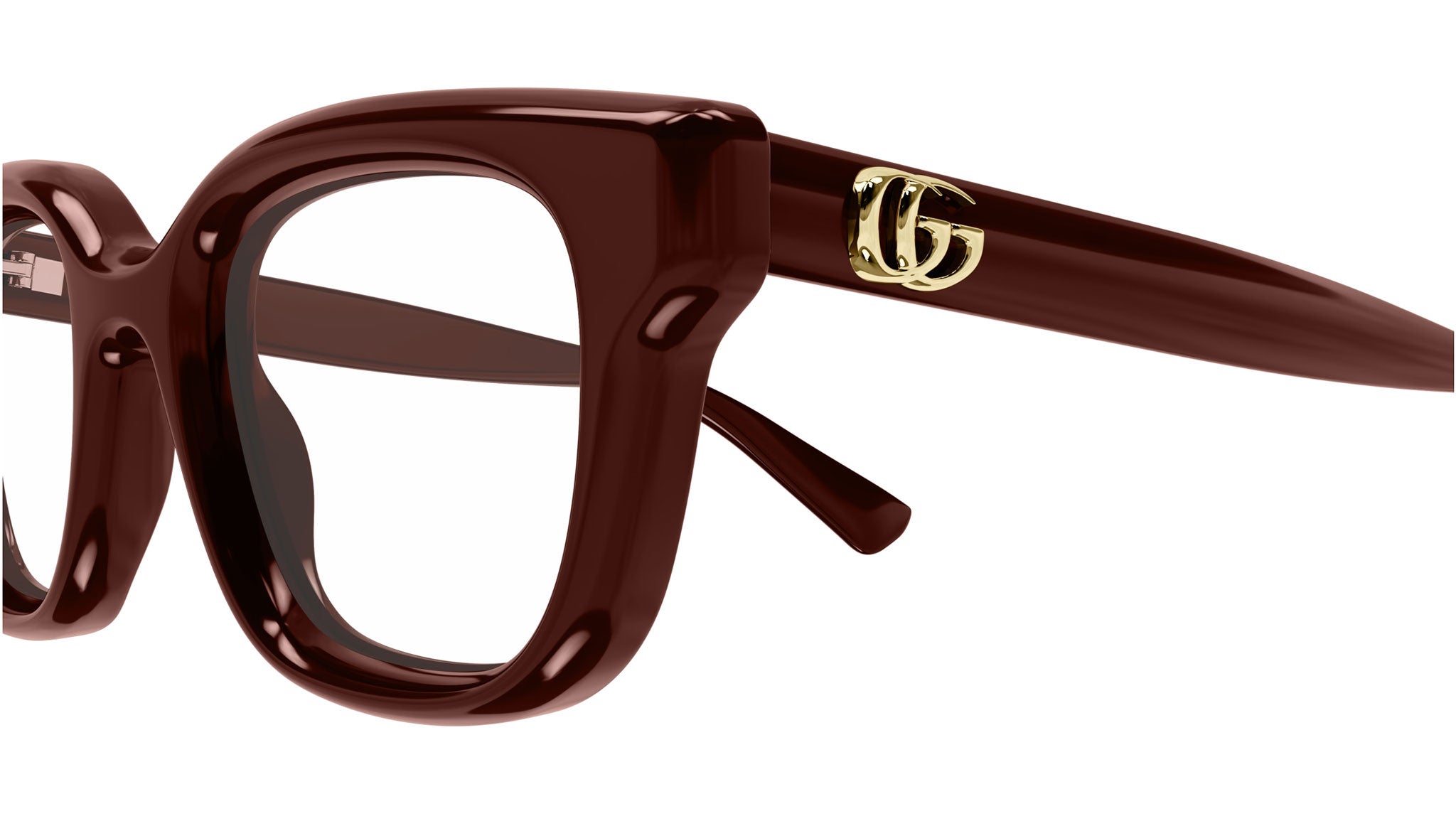 Occhiali da vista GUCCI Shiny solid burgundy
