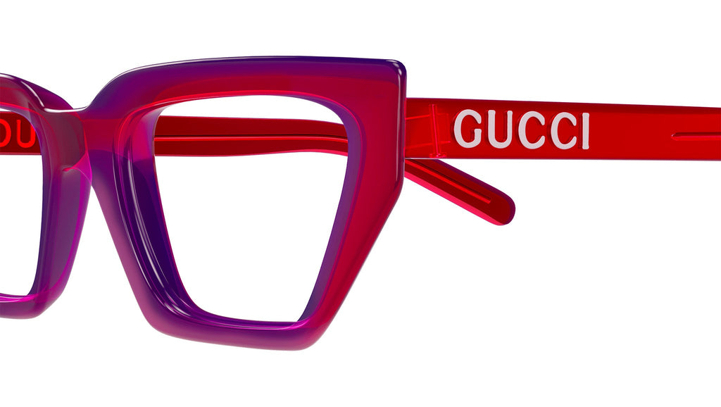 Occhiali da vista GUCCI GG1720O Shiny transparent red purple