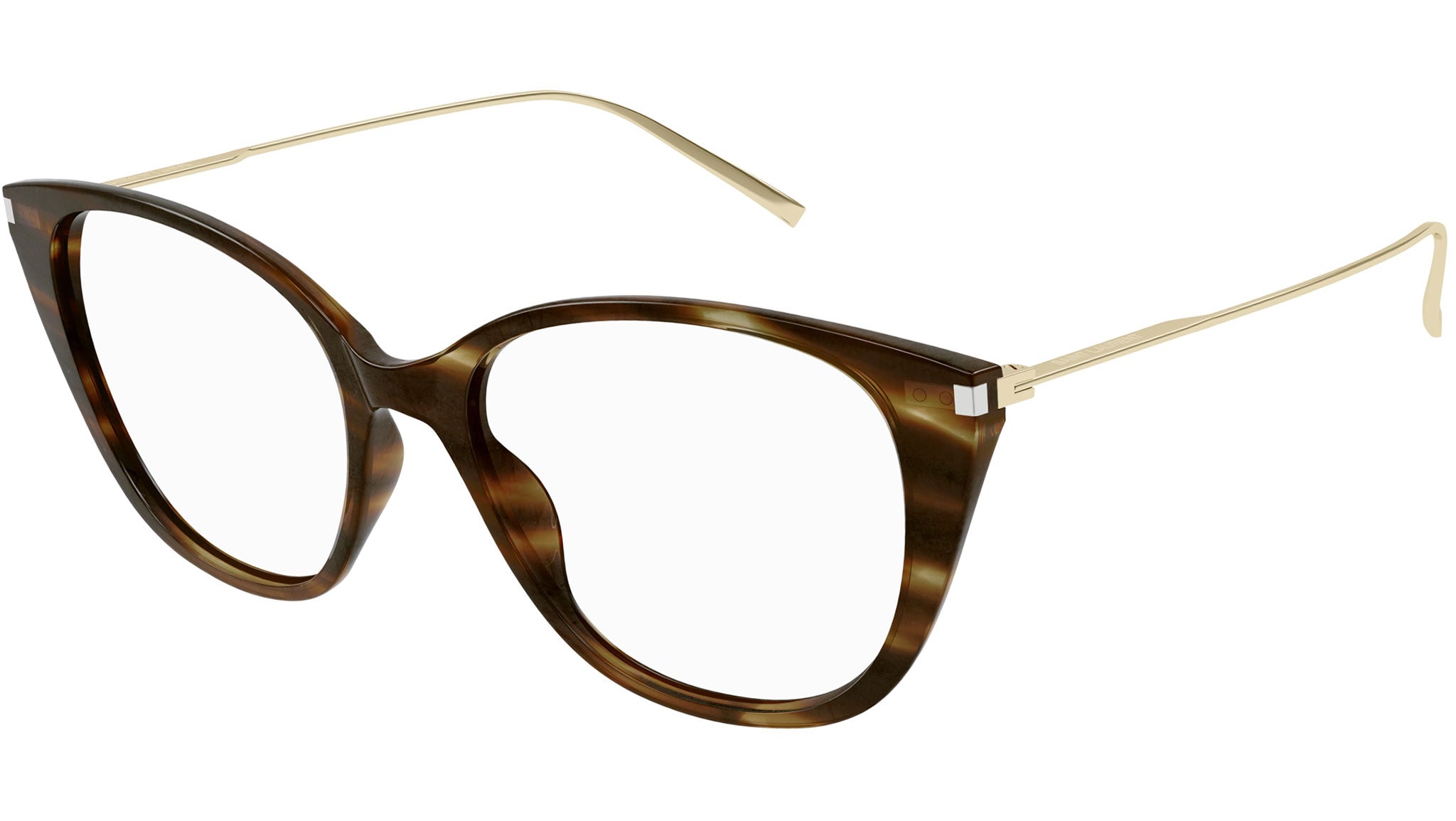 Occhiali da vista SAINT LAURENT SL627 Shiny kaki melange havana