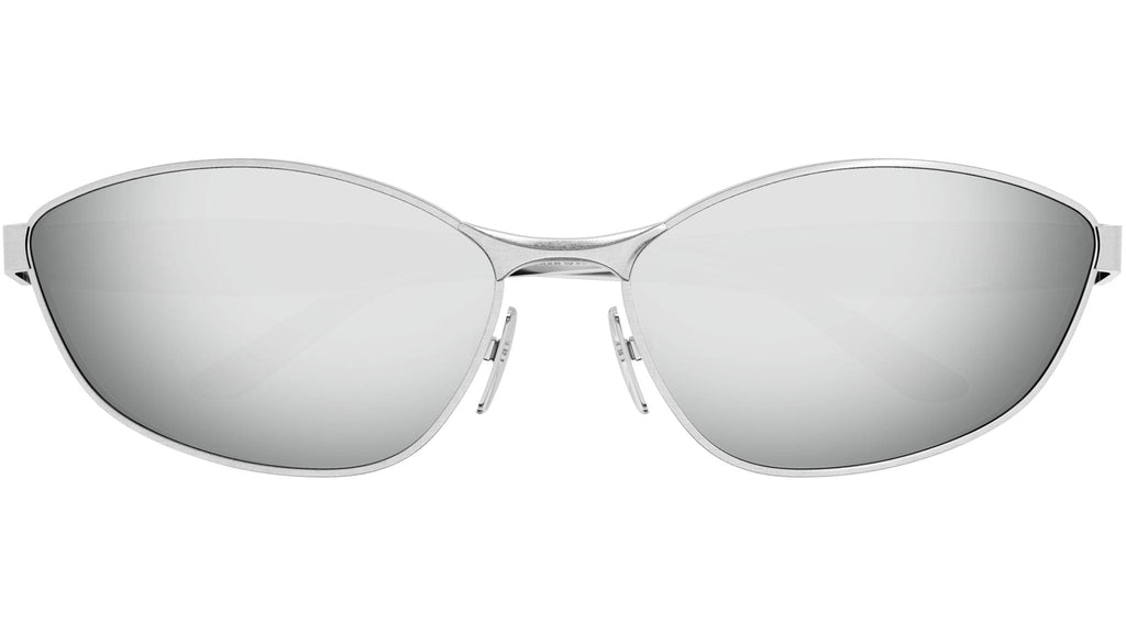 Occhiali da sole BALENCIAGA BB0356S Shiny horizontal brushed silver