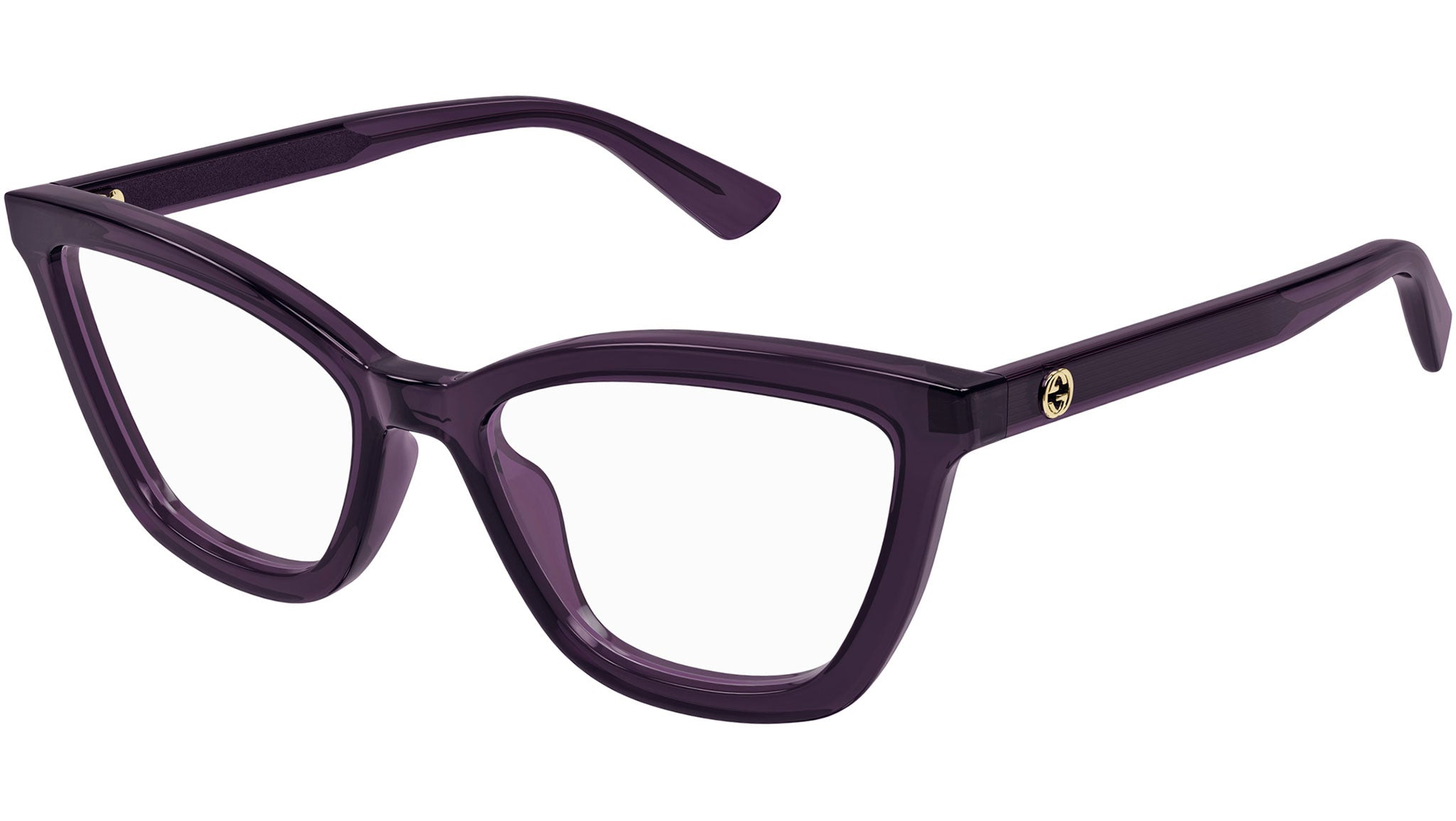Occhiali da vista GUCCI GG1686O Shiny transparent dark purple