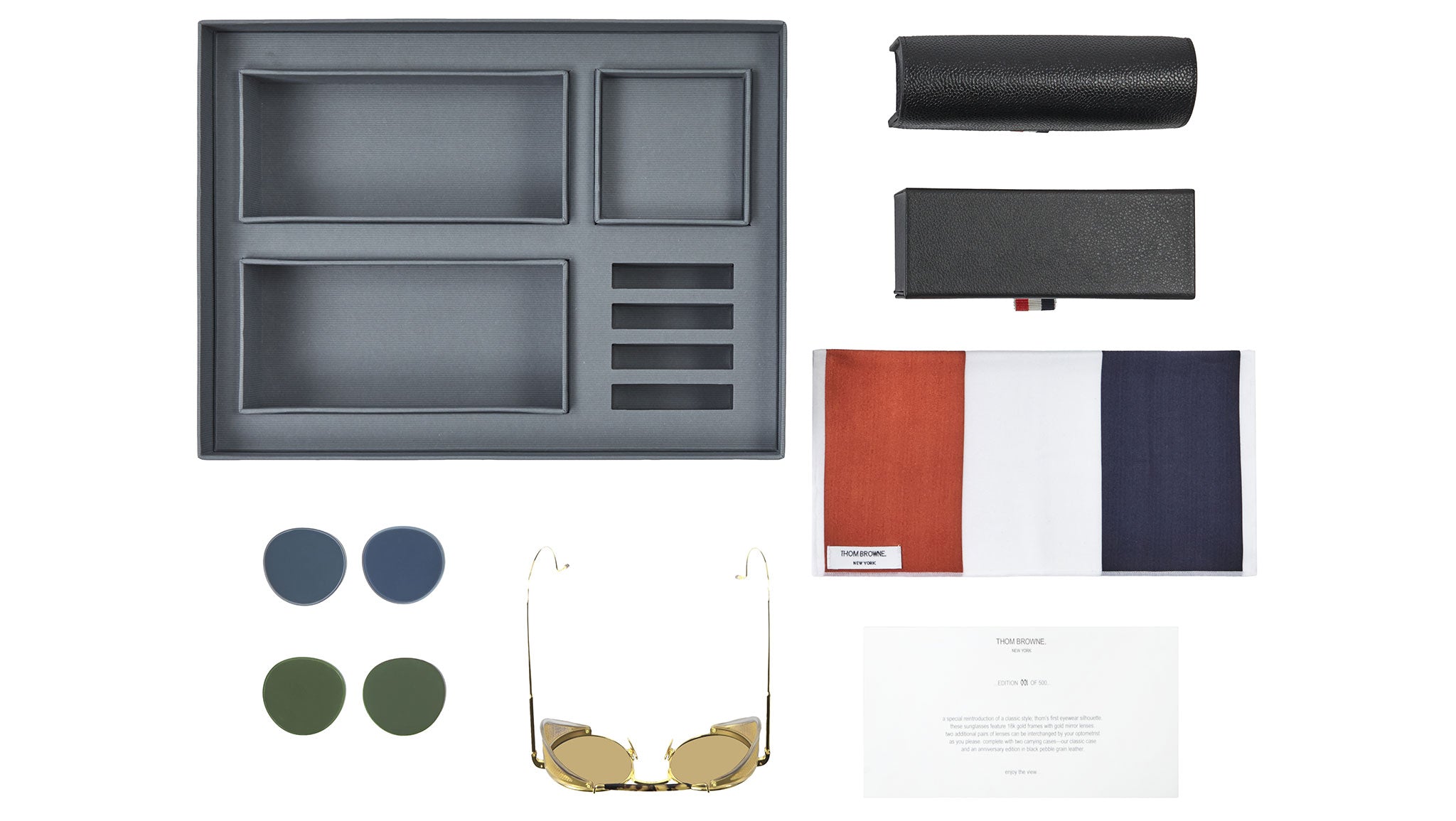 Occhiali THOM BROWNE UES001L Gold