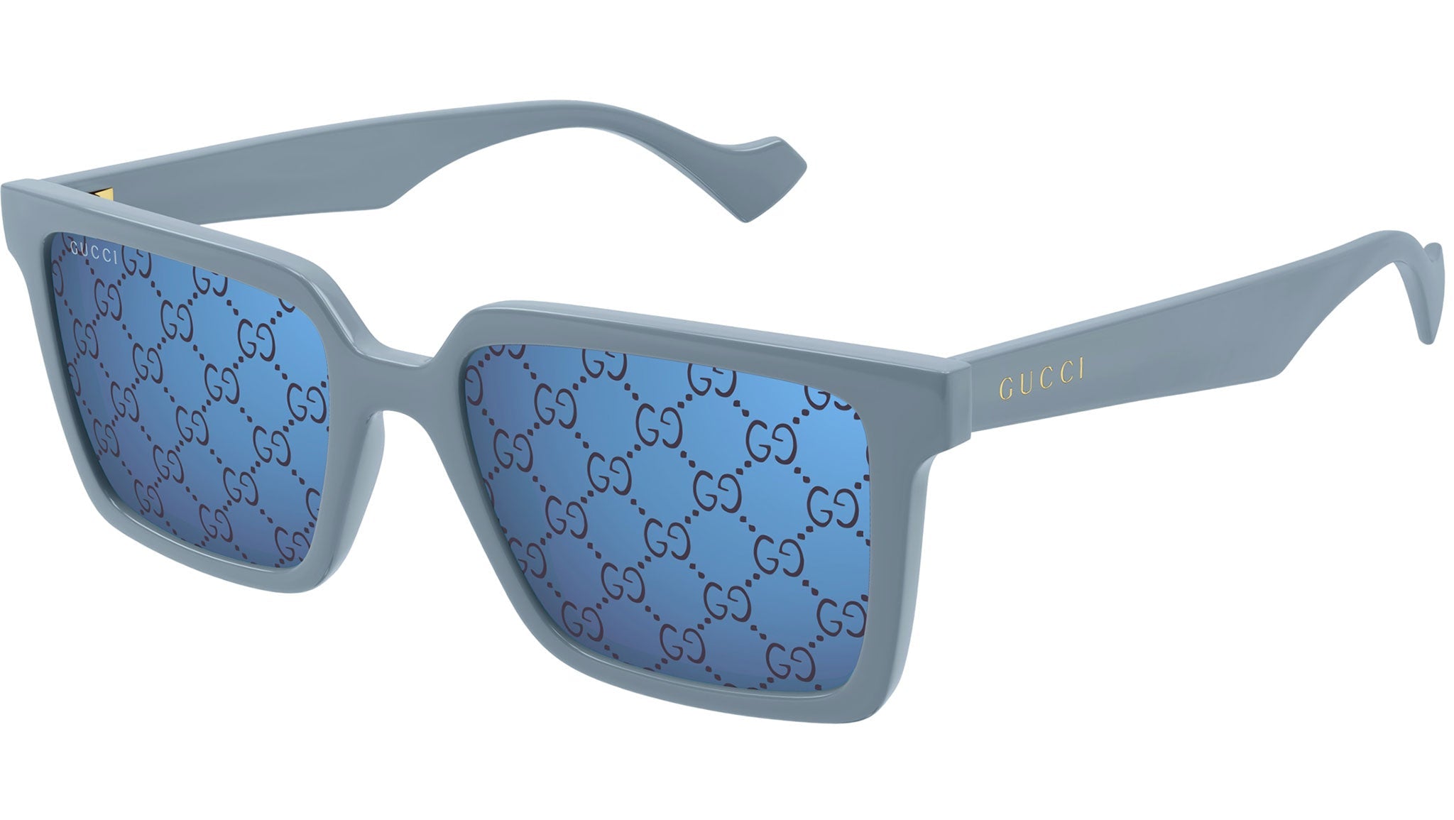 Occhiali da sole GUCCI GG1540S Shiny solid dusty light blue