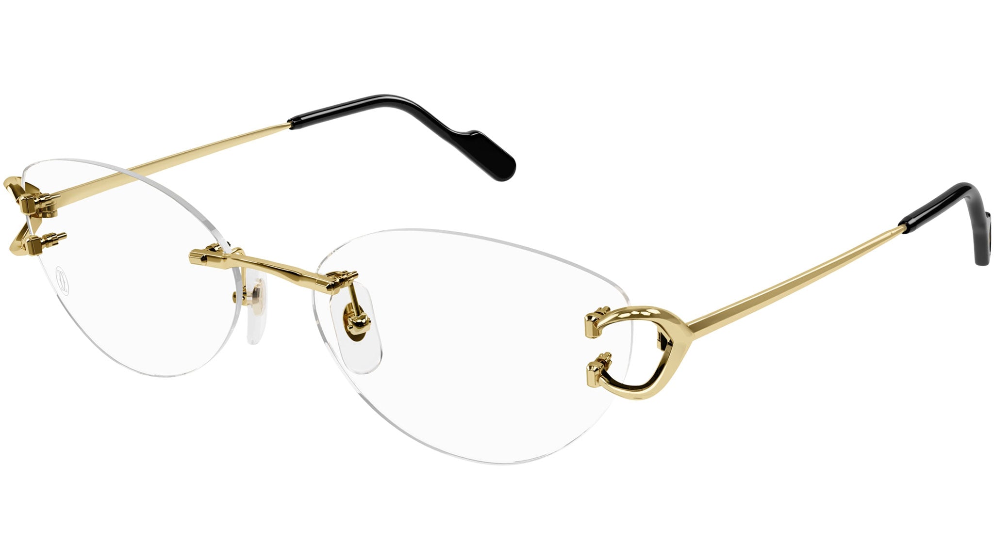 Occhiali da vista CARTIER CT0487O Smooth golden finish