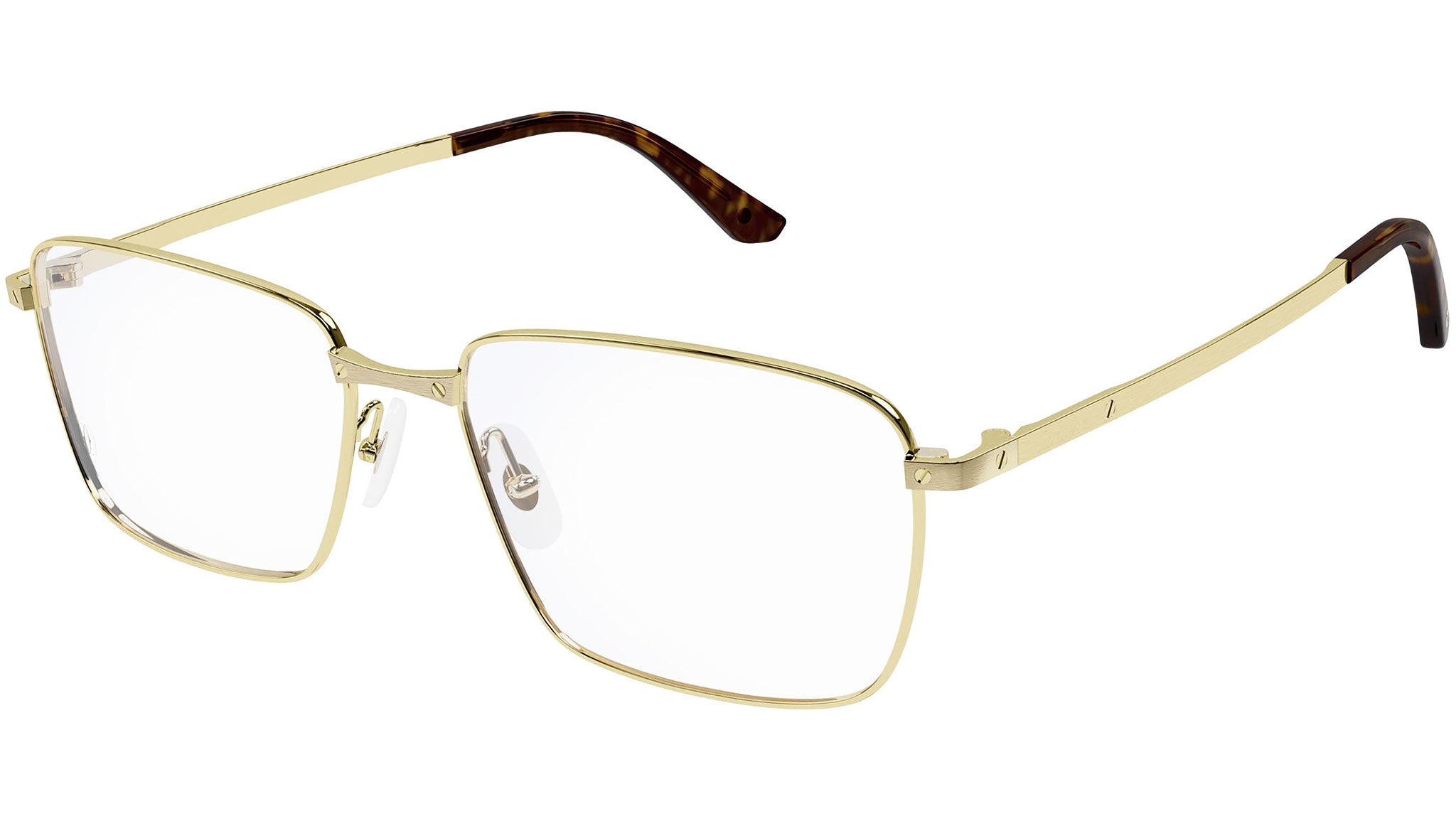 Occhiali da vista CARTIER CT0320OA Smooth and brushed golden finish