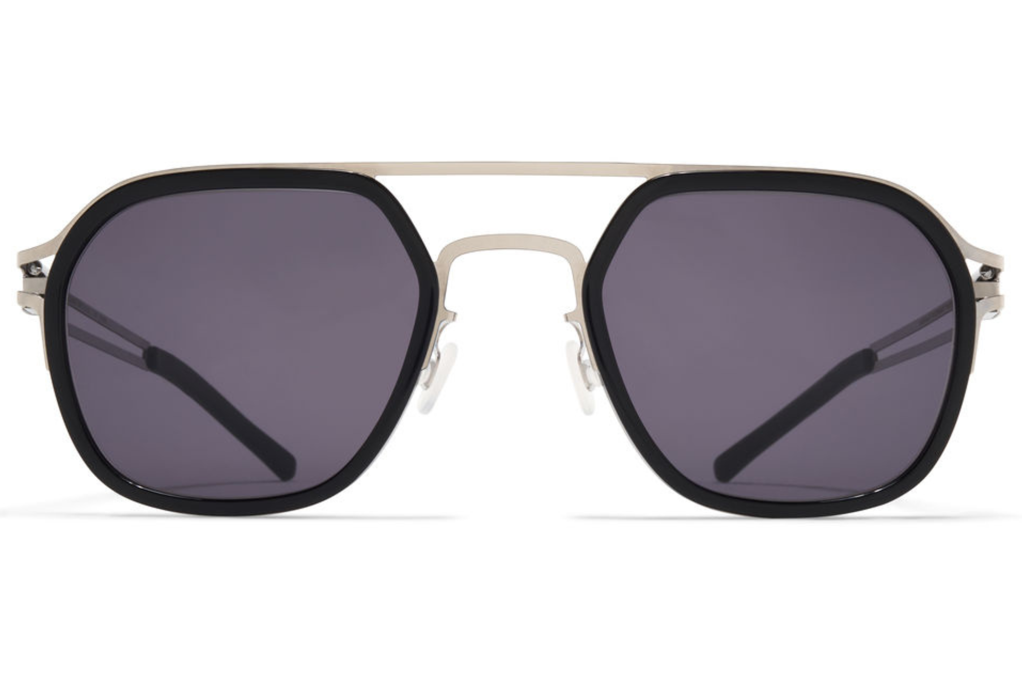 Occhiali da sole MYKITA LEELAND A81-Shiny Silver Black