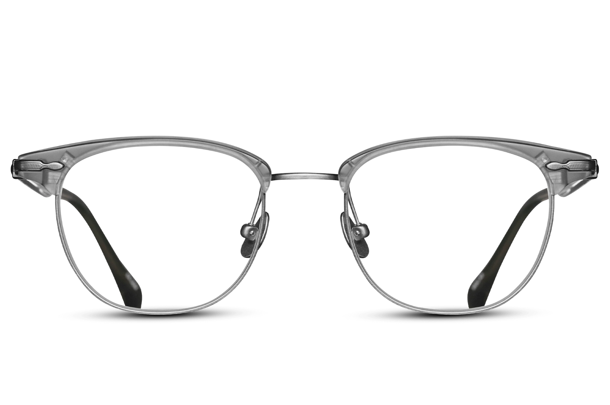 Occhiali da vista MATSUDA M2048 48mm Matte Grey Crystal - Antique Silver