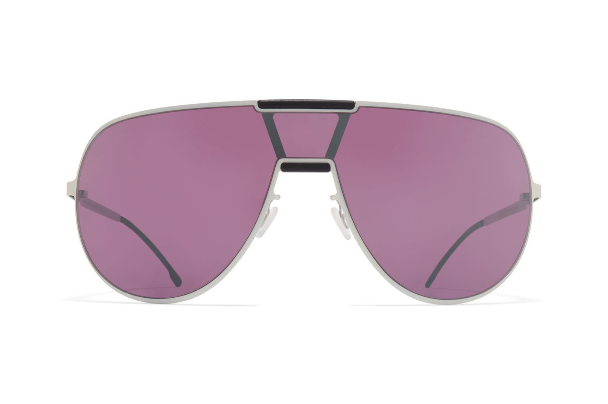 occhiali da sole MYKITA RIMOWA MR005 MH72-White Silver Pitch Black