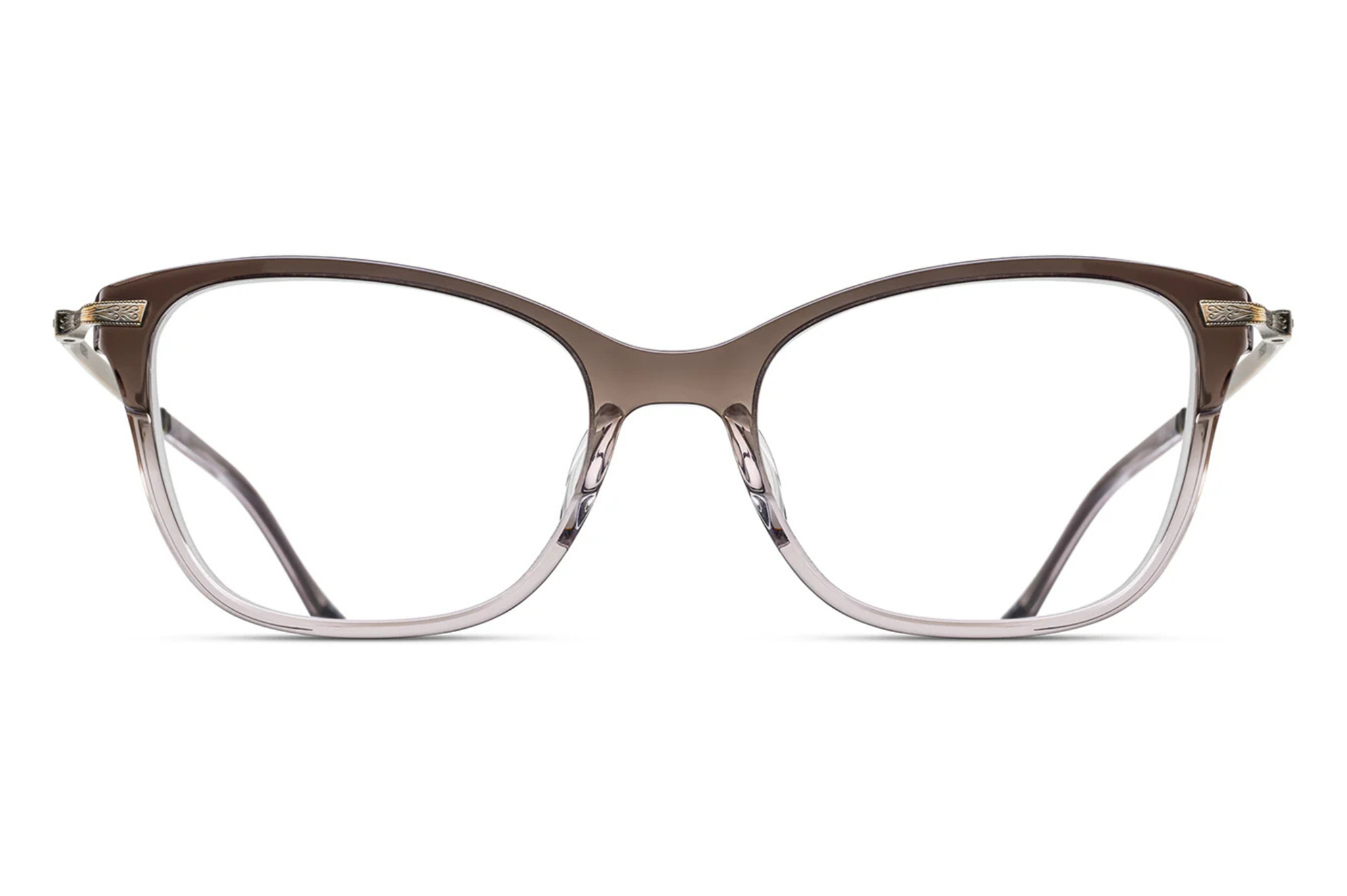 Occhiali da vista MATSUDA M2065 Smoky Brown Gradient - Antique Gold