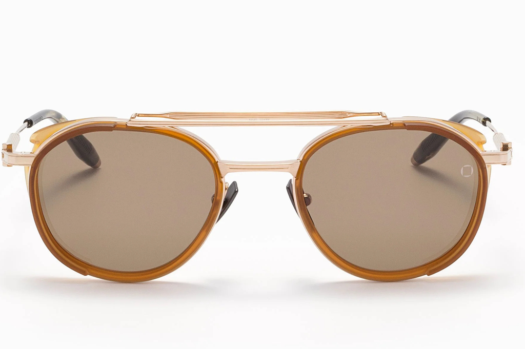 Occhiali da sole AKONI SKYMAPPER Brushed White Gold