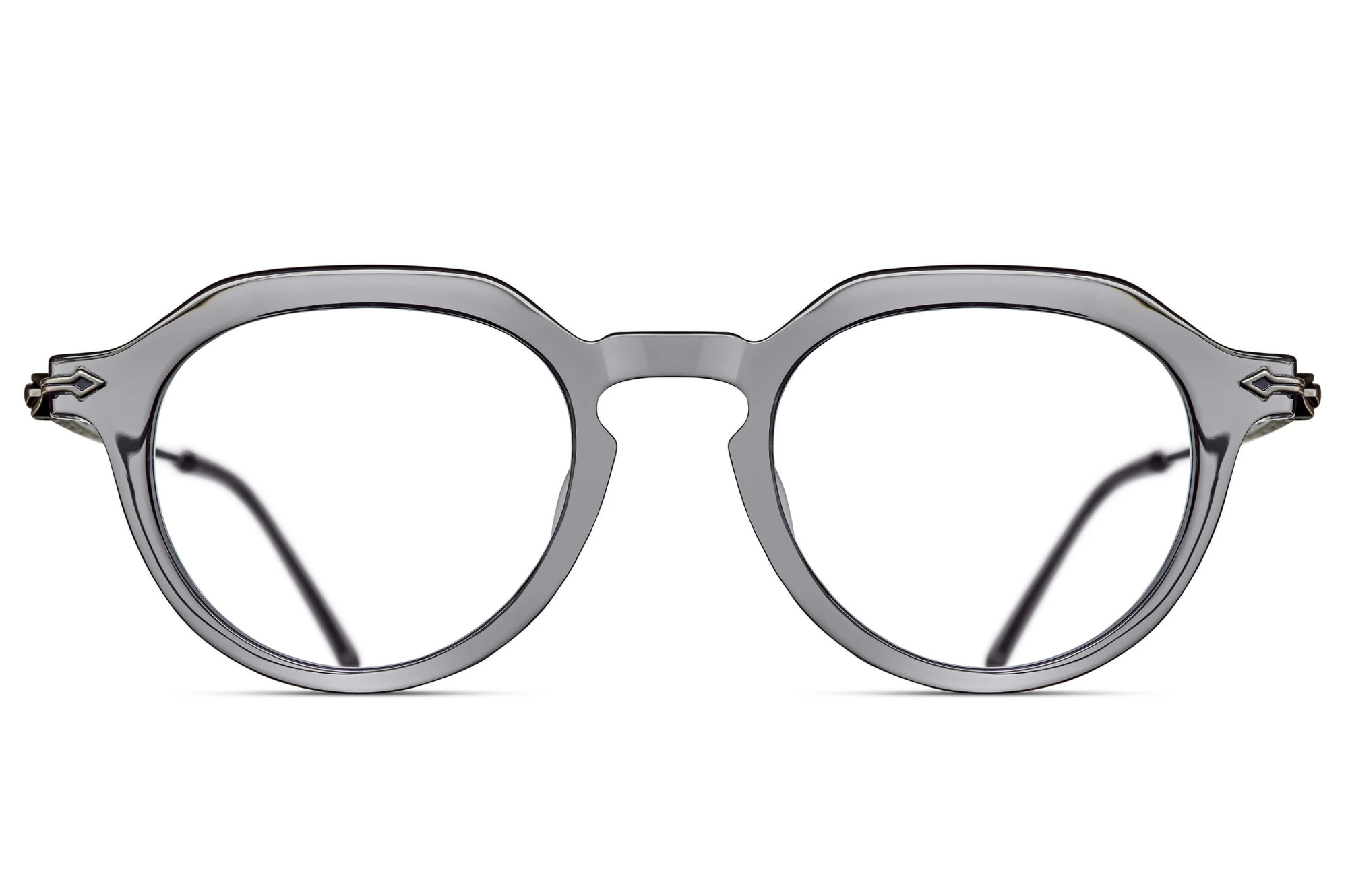 Occhiali da vista MATSUDA M2057 Grey Crystal - Antique Silver