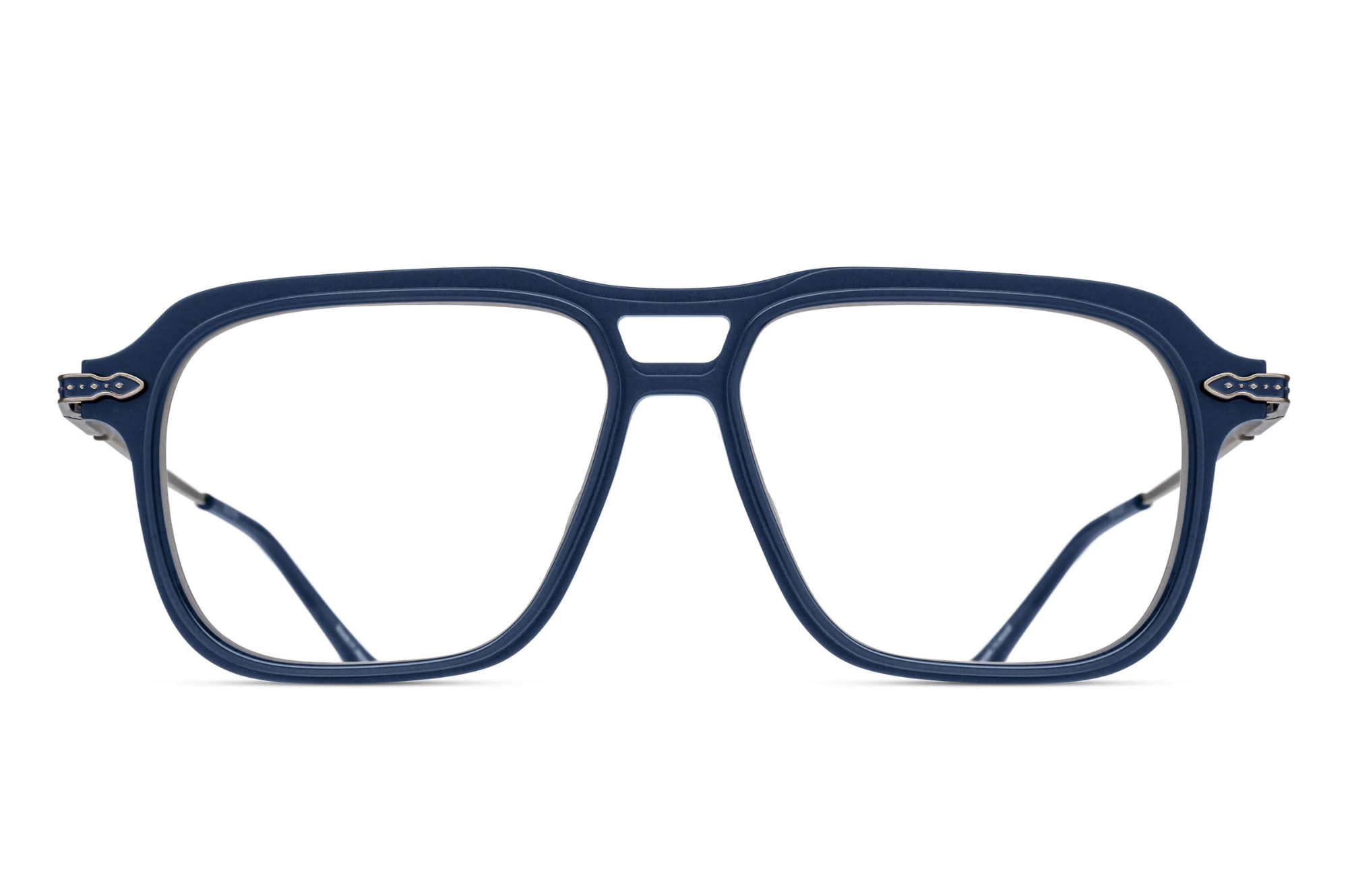 Occhiali da vista MATSUDA M2062 MATTE NAVY ANTIQUE SILVER