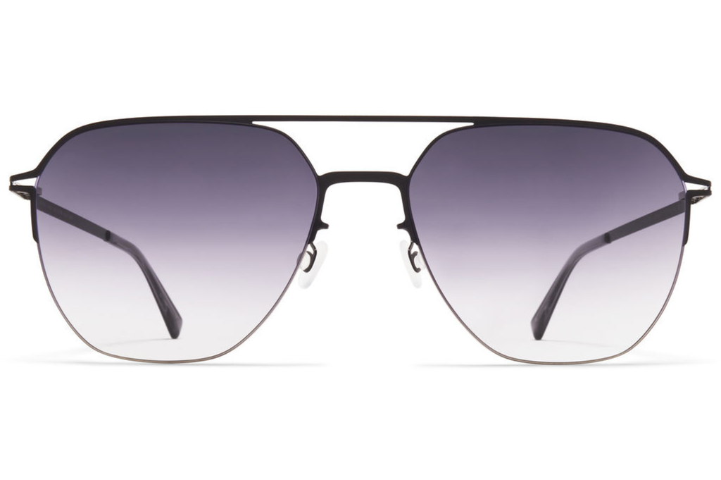 Occhiali da sole MYKITA AMOS Shiny Silver Jet Black