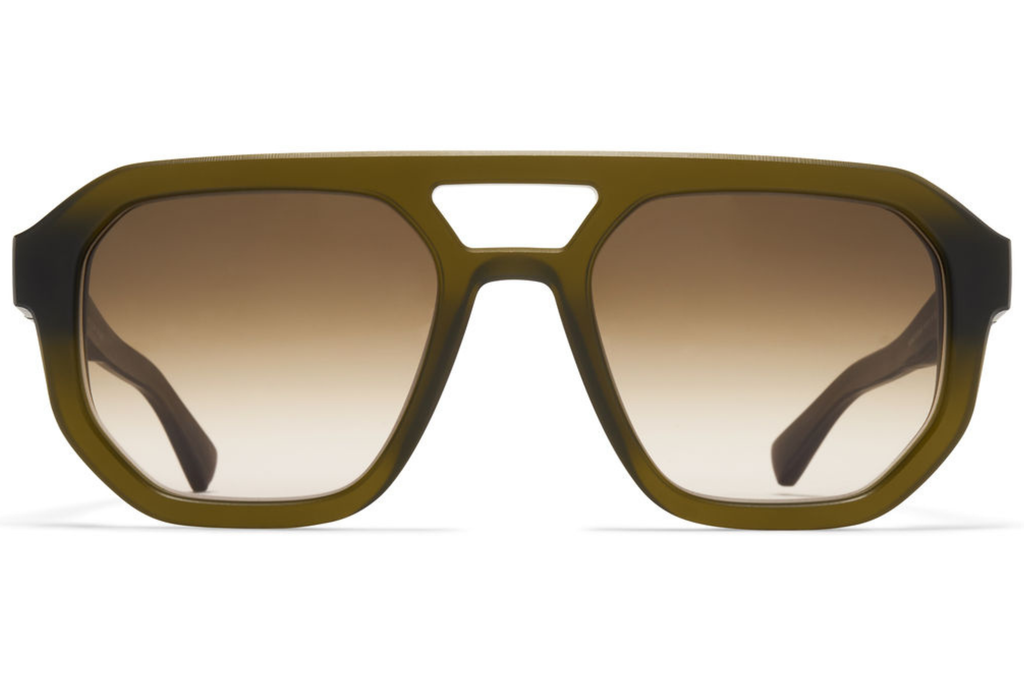 Occhiali da sole MYKITA AMARE Chilled Raw Peridot Silver