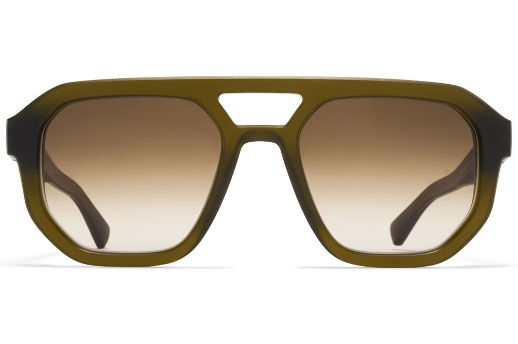 Occhiali da sole MYKITA AMARE Chilled Raw Peridot Silver