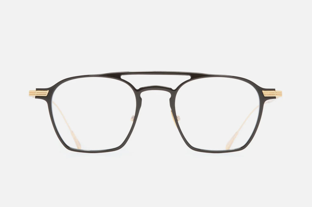 Occhiali da vista Cutler And Gross 0009 Black on 24K Yellow Gold + 18K Rhodium