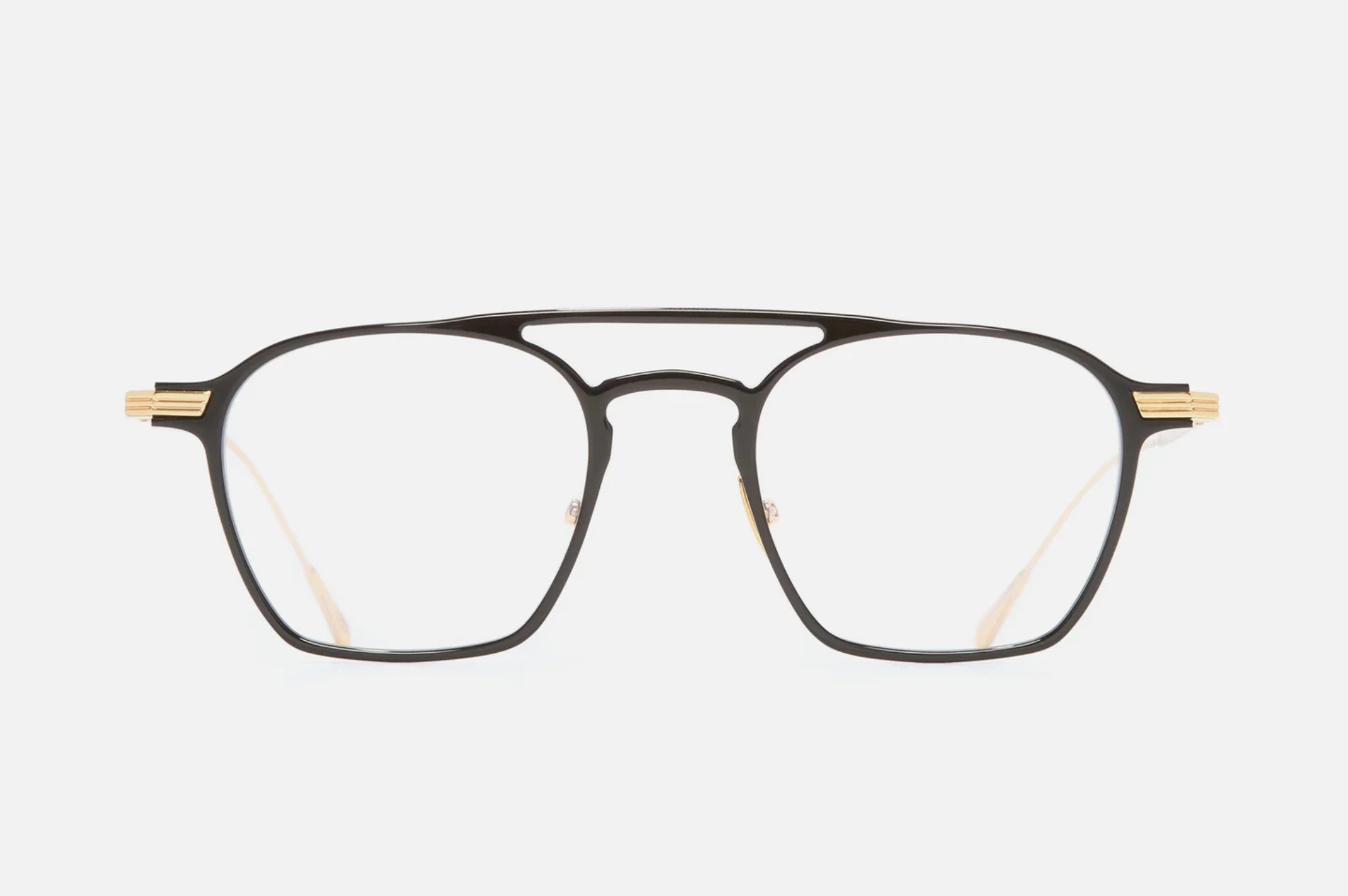 Occhiali da vista Cutler And Gross 0009 Black on 24K Yellow Gold + 18K Rhodium