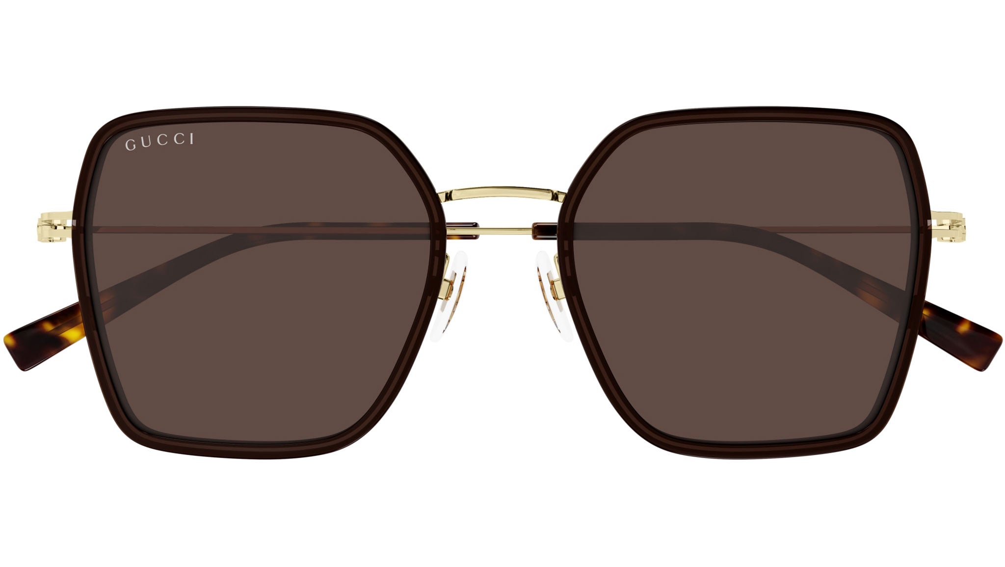 Occhiali da sole GUCCI GG1850SA Shiny transparent taupe brown