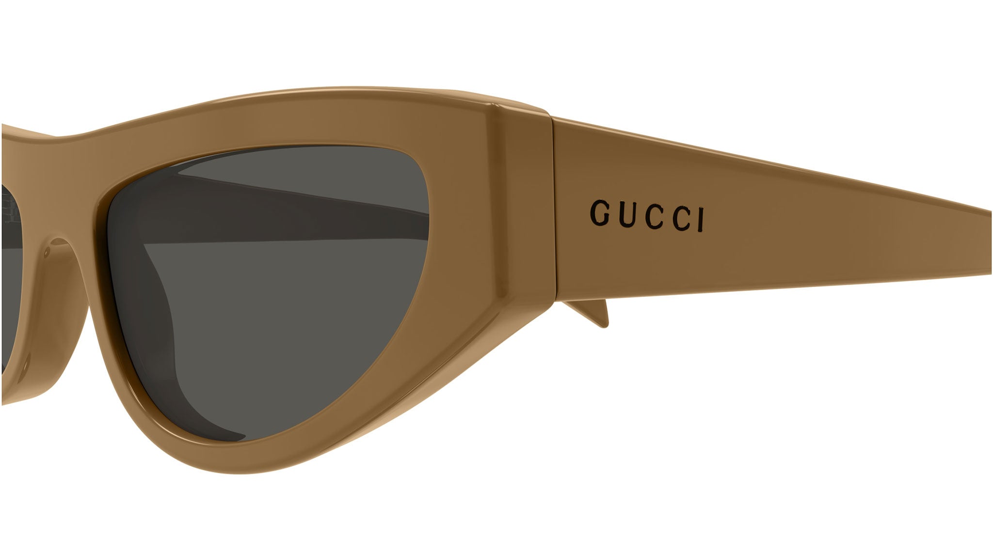 Occhiali da sole GUCCI GG1919S Shiny solid nut beige