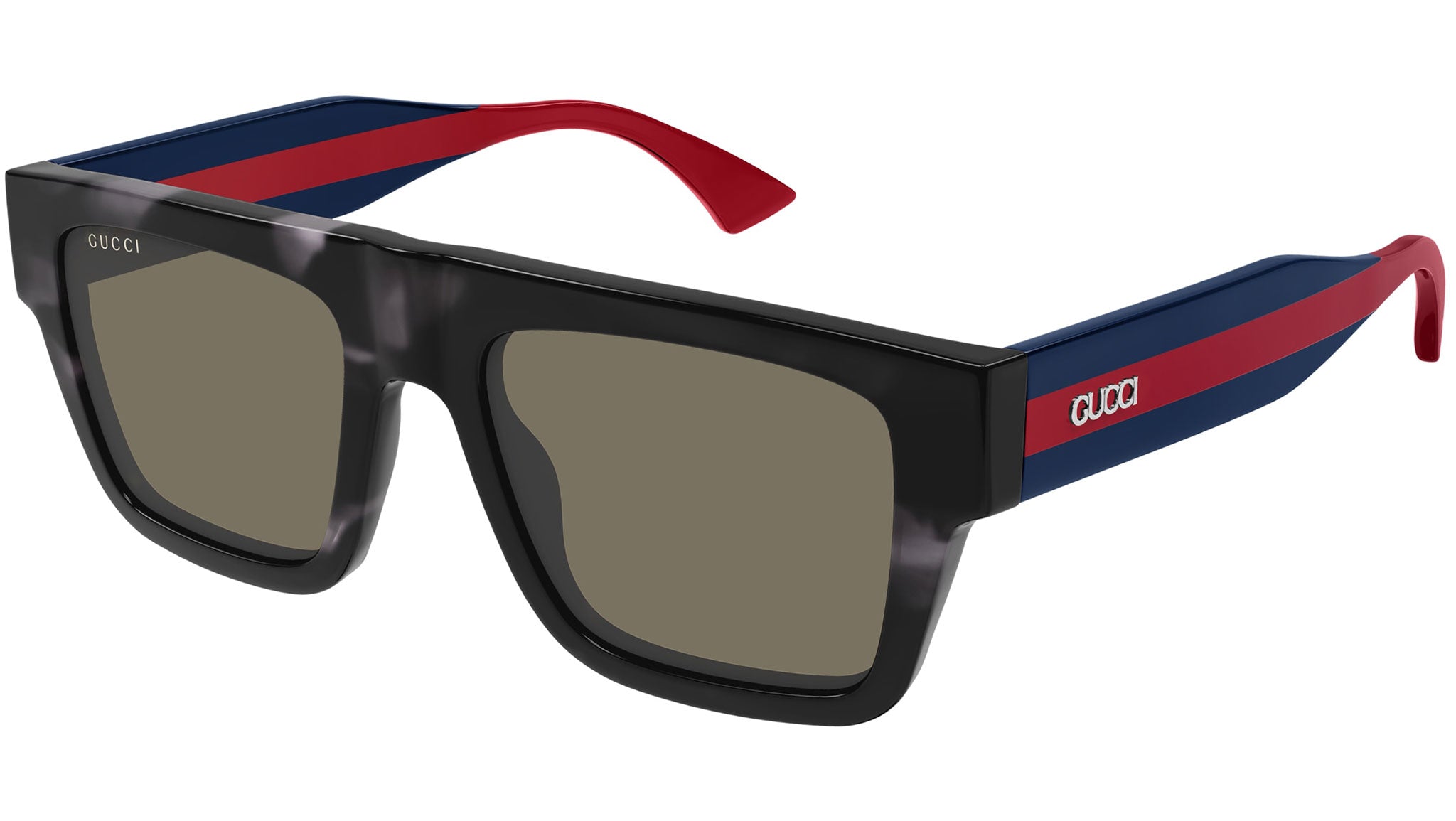 Occhiali da sole GUCCI GG1868S Shiny melange grey classic havana