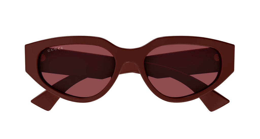 Occhiali da sole GUCCI GG1845SA Shiny solid burgundy