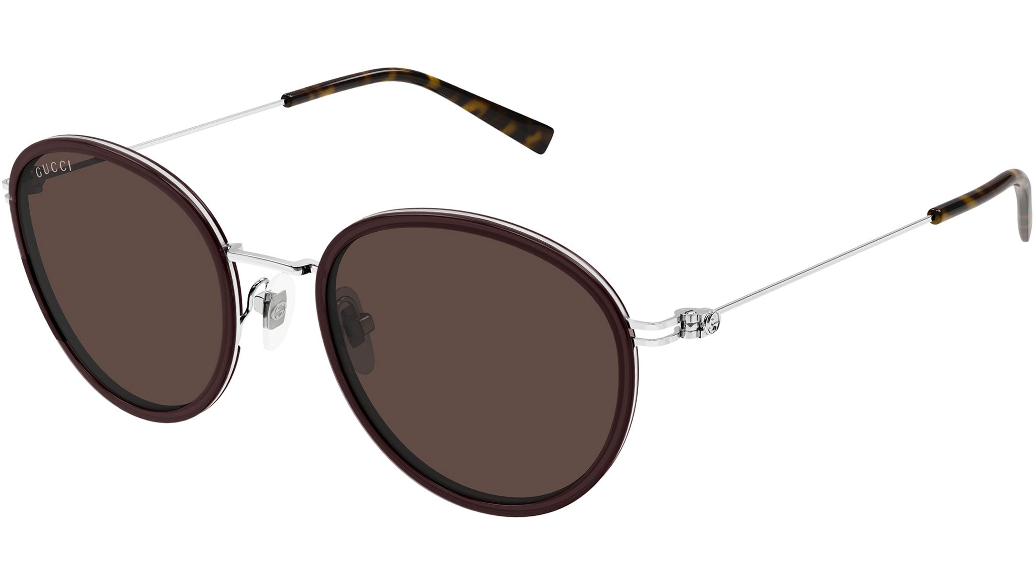 Occhiali da sole GUCCI GG1849S Shiny transparent taupe brown