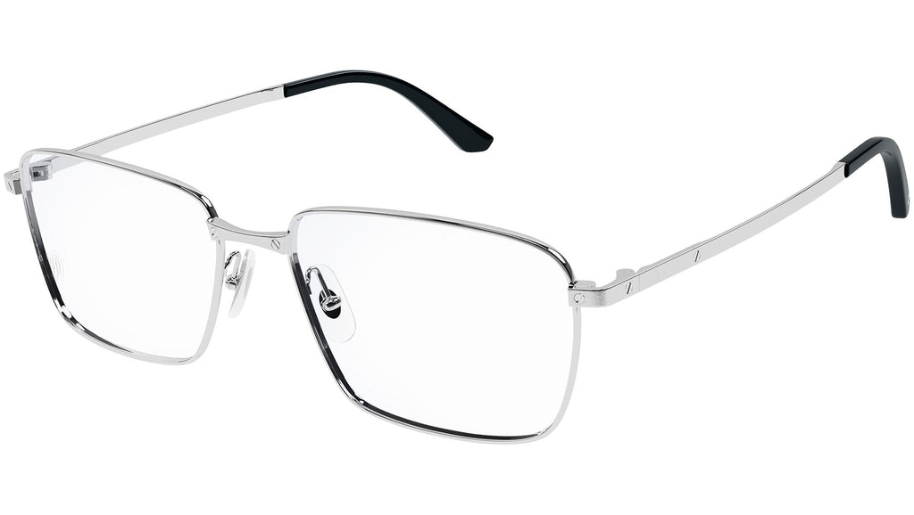 Occhiali da vista CARTIER CT0320OA Smooth and brushed platinum finish