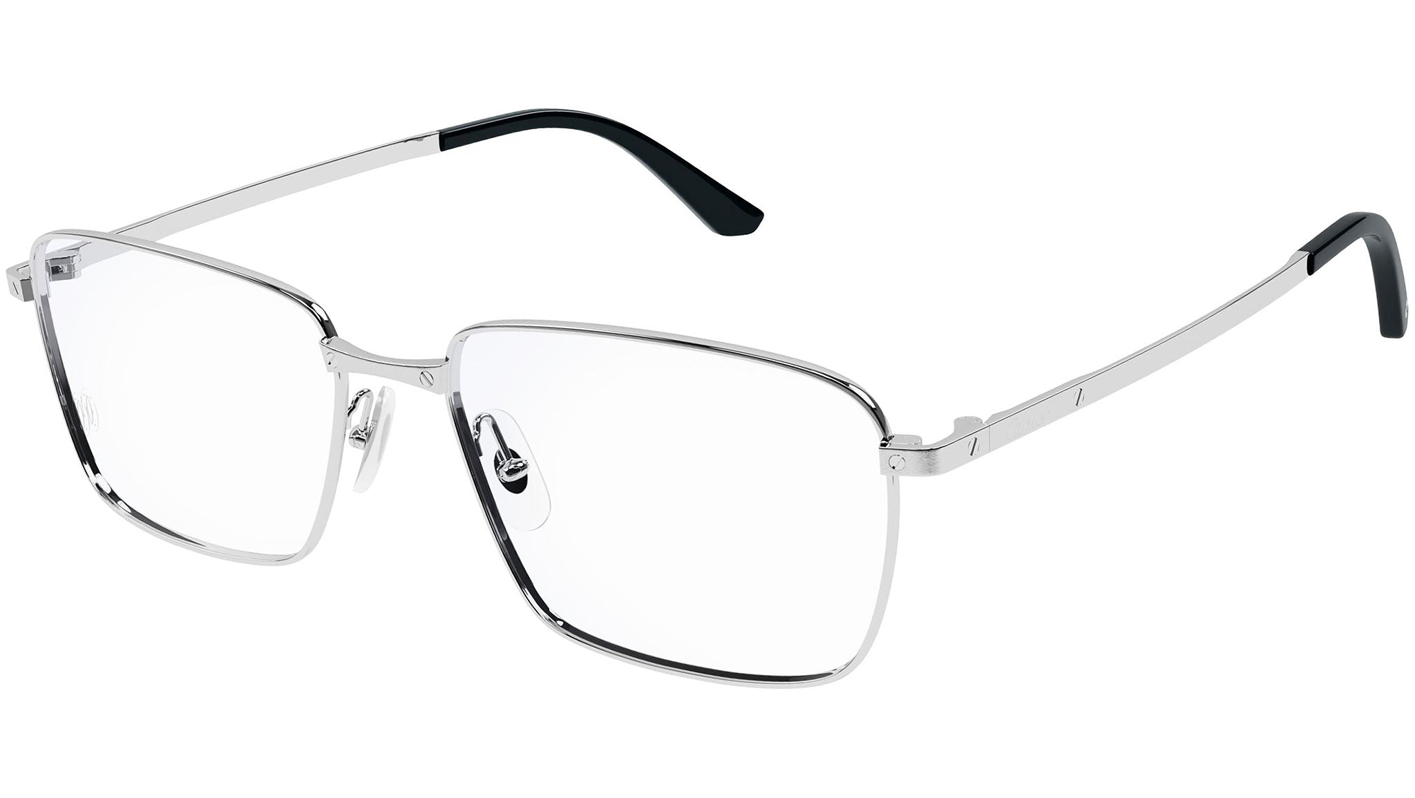 Occhiali da vista CARTIER CT0320OA Smooth and brushed platinum finish