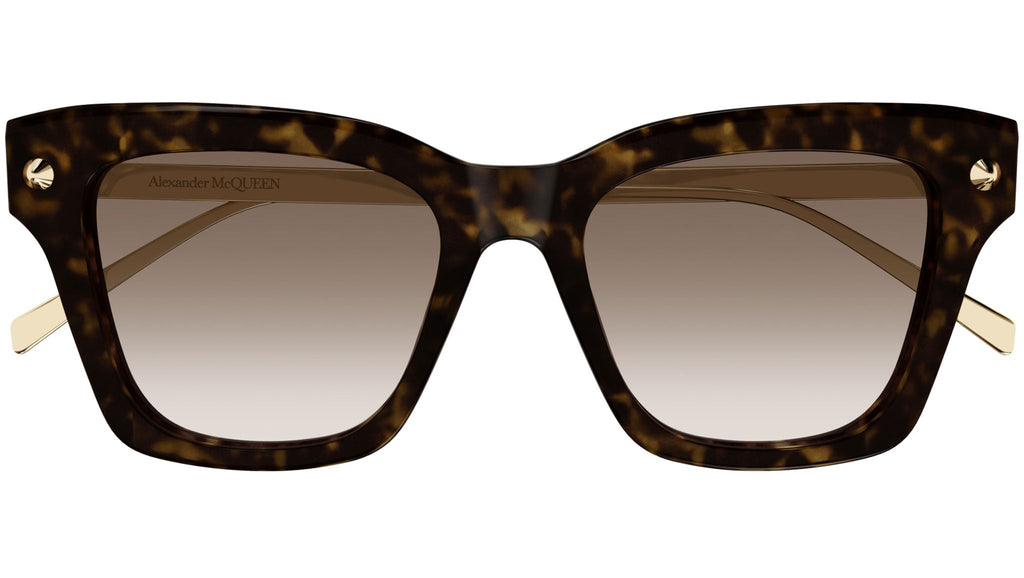 Occhiali da sole ALEXANDER MCQUEEN AM0483S Shiny dark havana
