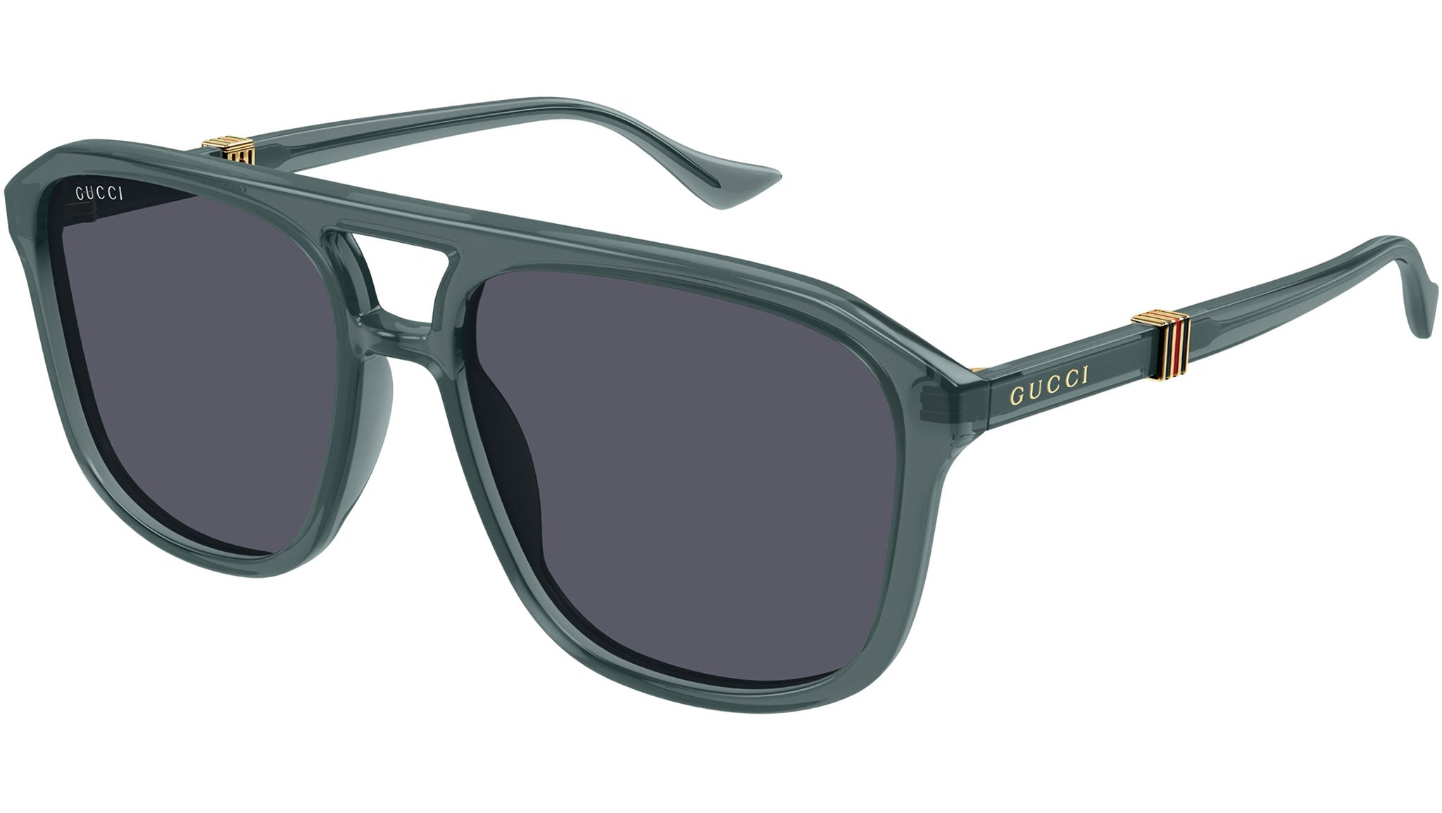 Occhiali da sole GUCCI GG1494S Shiny transparent sea pine grey