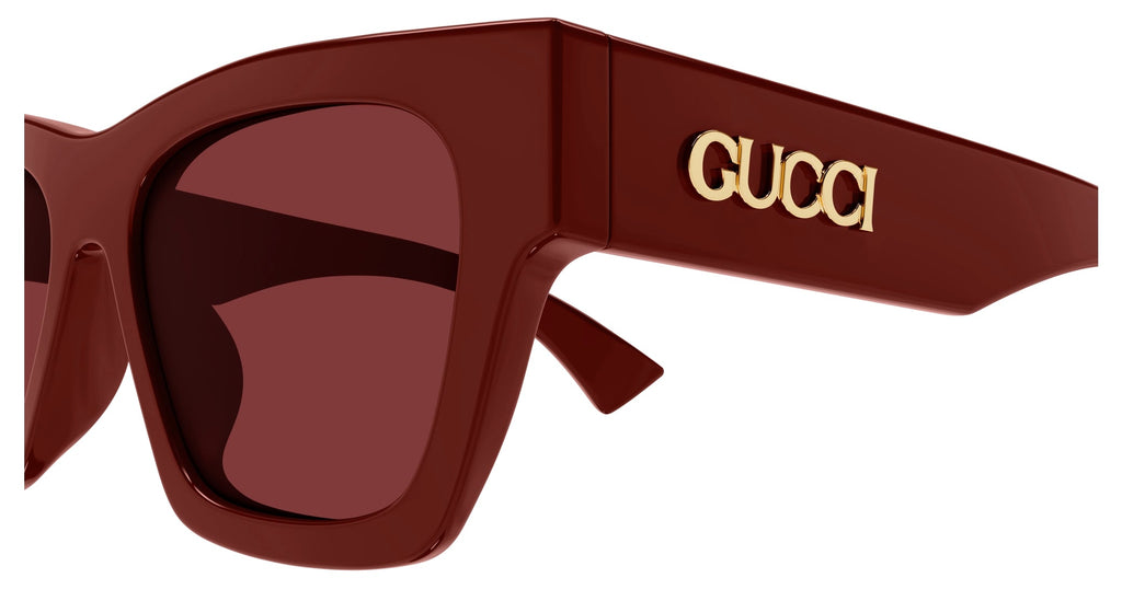 Occhiali da sole GUCCI GG1835S Shiny solid burgundy