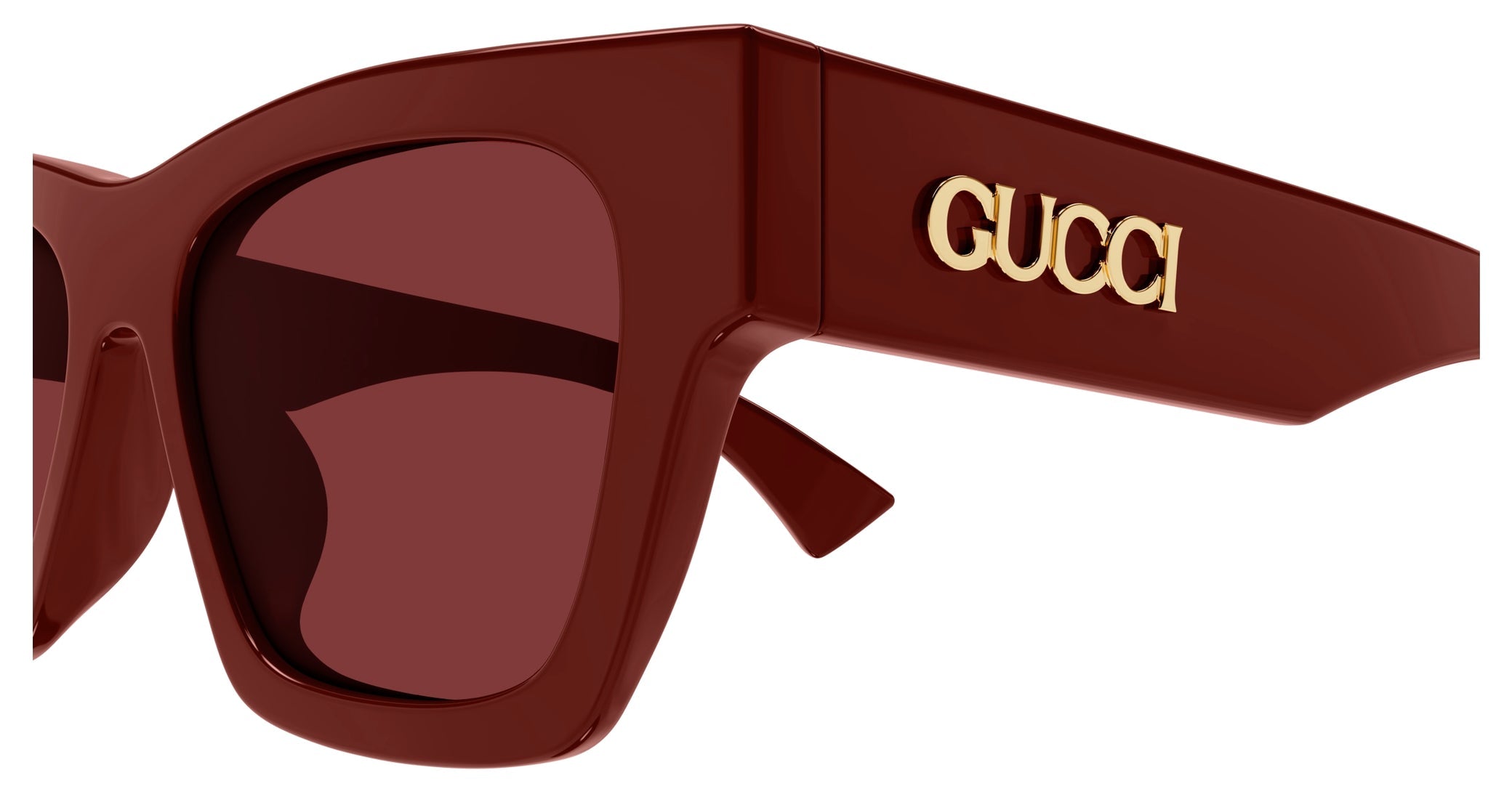 Occhiali da sole GUCCI GG1835S Shiny solid burgundy