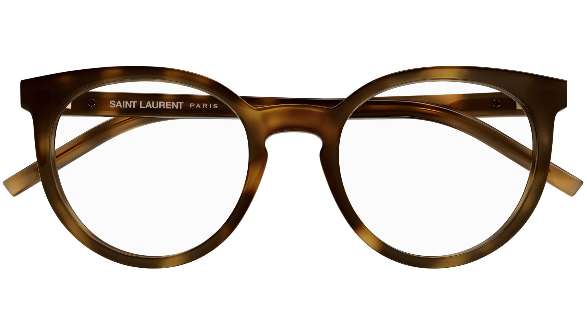 Occhiali da vista SAINT LAURENT SLM147 Shiny medium havana