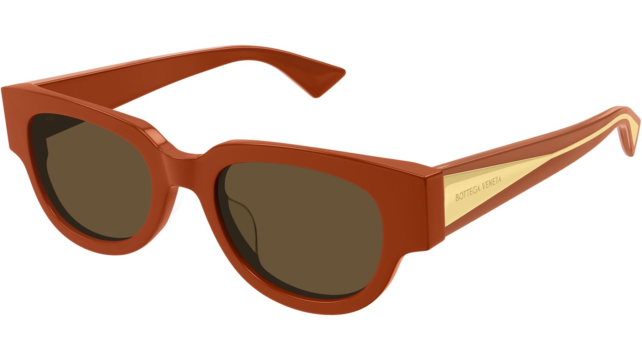 Occhiali da sole BOTTEGA VENETA BV1278SA Shiny solid orange opium