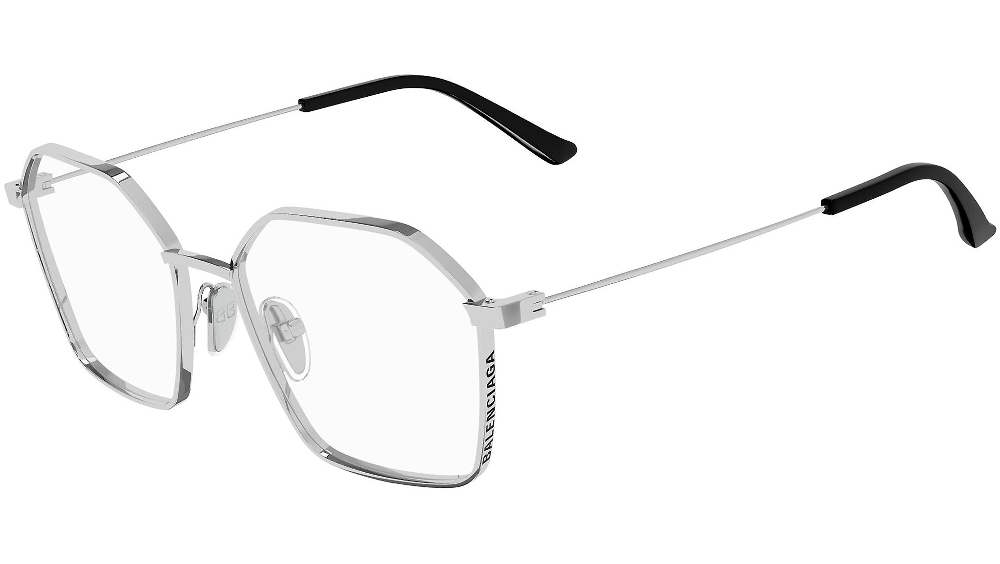 Occhiali da vista BALENCIAGA BB0198O Shiny silver