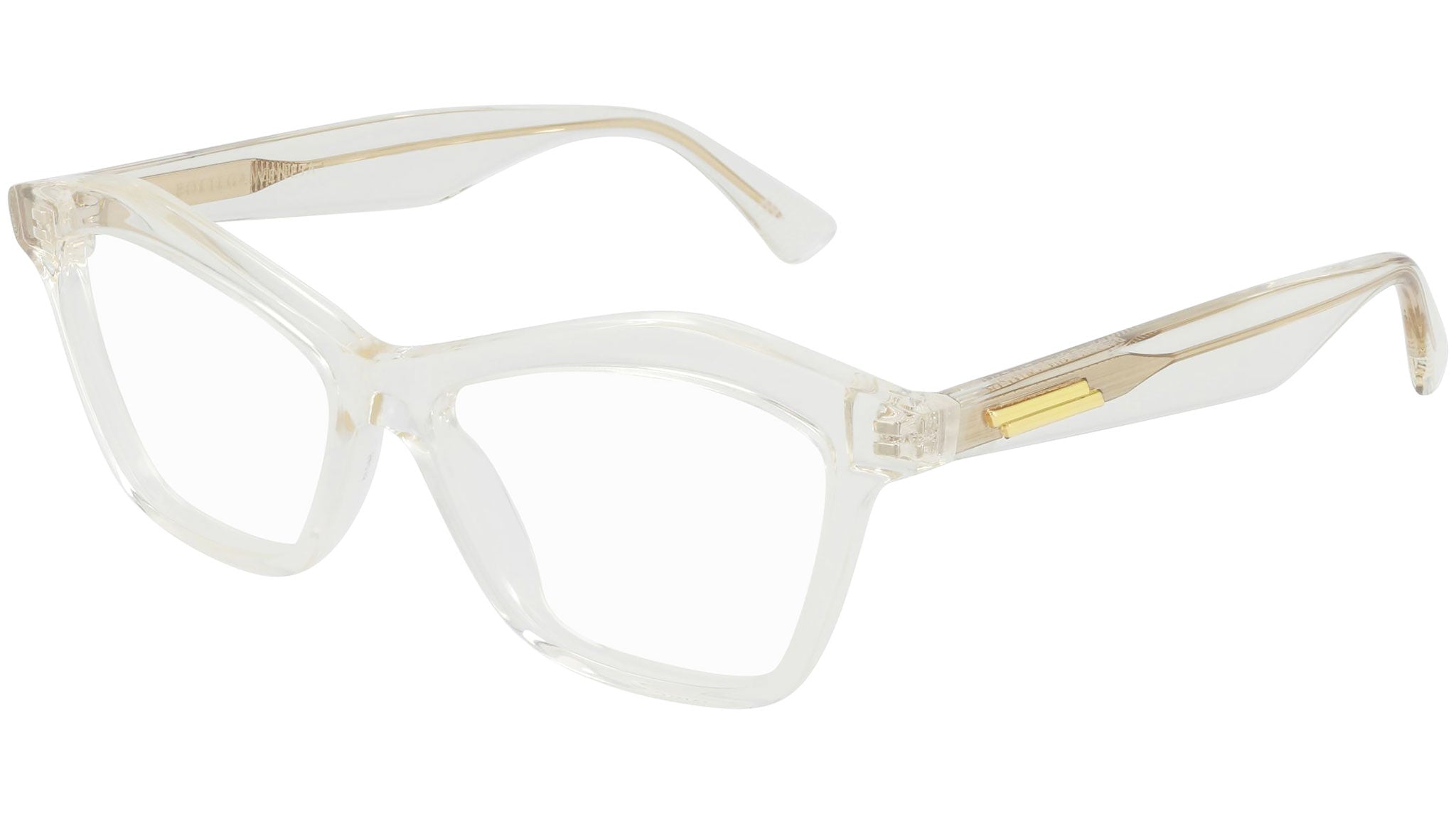 Occhiali da vista BOTTEGA VENETA BV1096O Shiny transparent beige