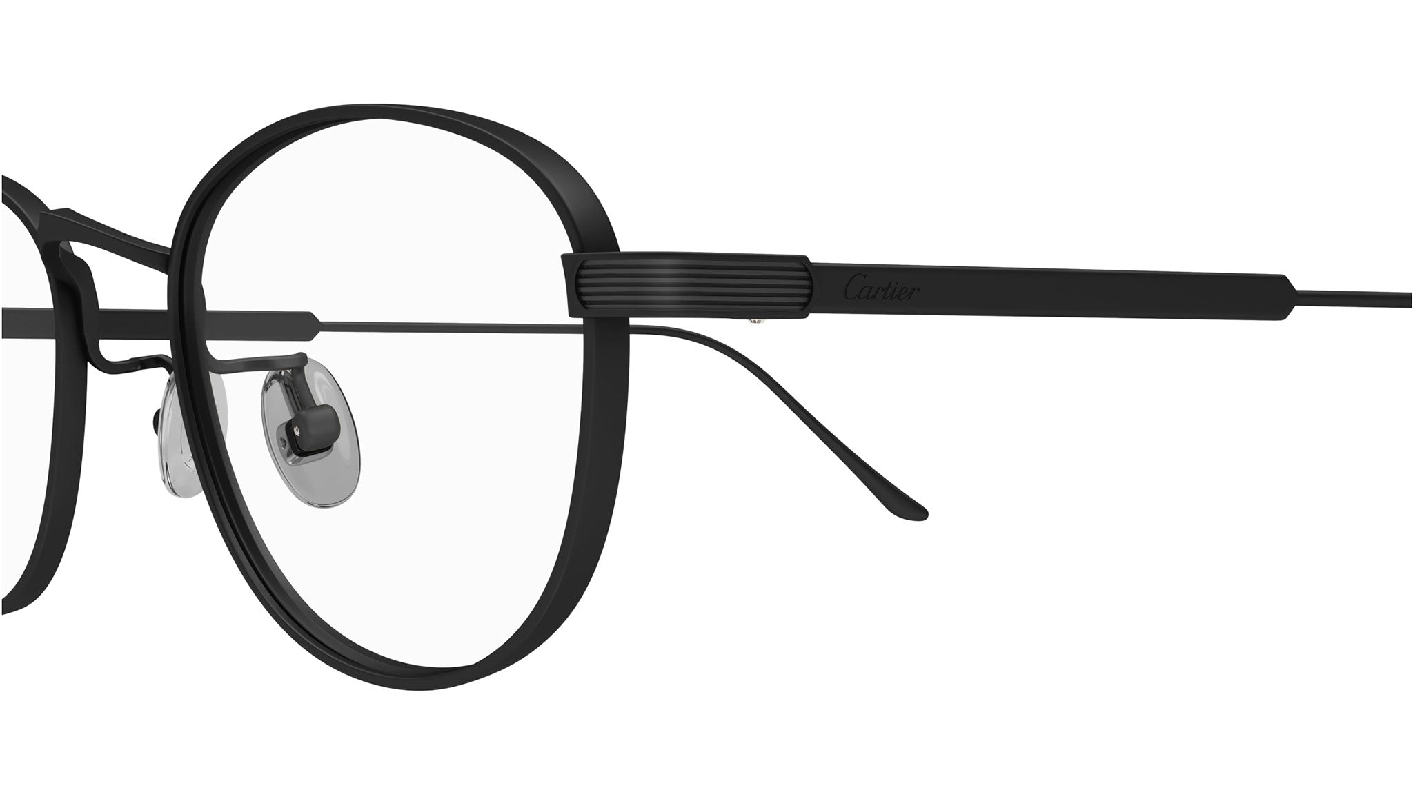 Occhiali da vista CARTIER CT0562OA Matte black pvd finish