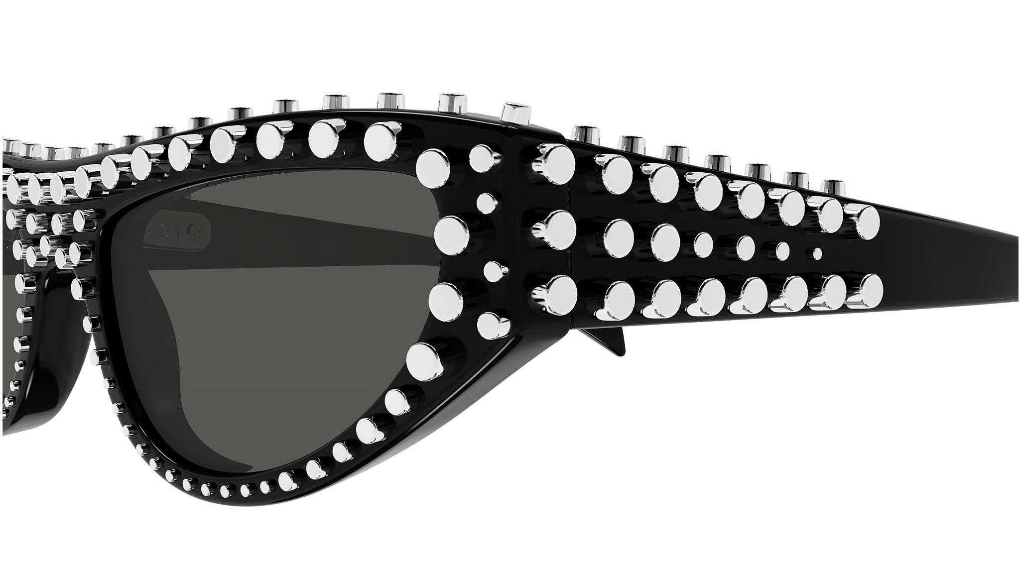 Occhiali da sole GUCCI GG1919S Shiny black with studs on front