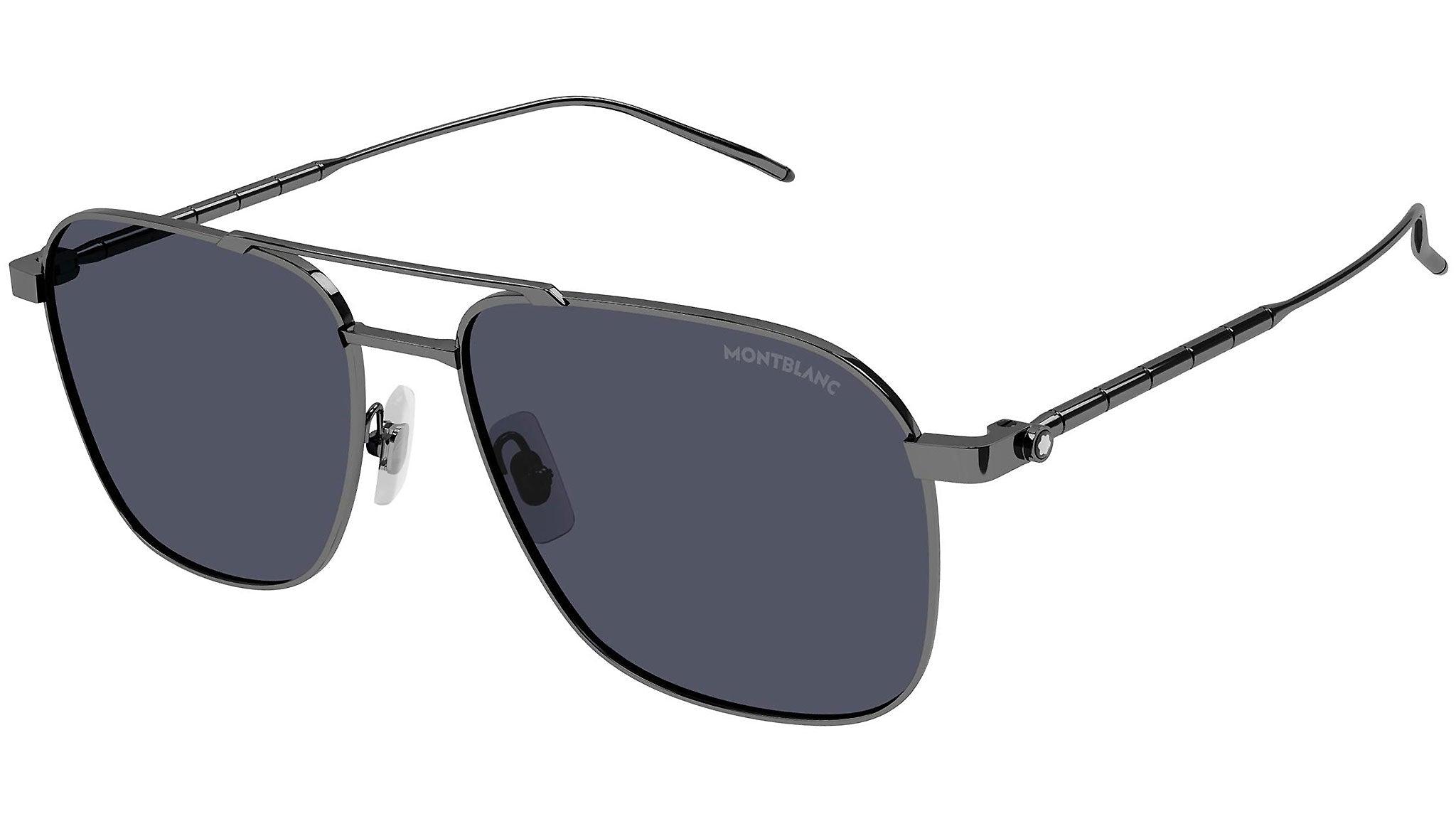 Occhiali da sole MONTBLANC MB0214S Shiny dark ruthenium