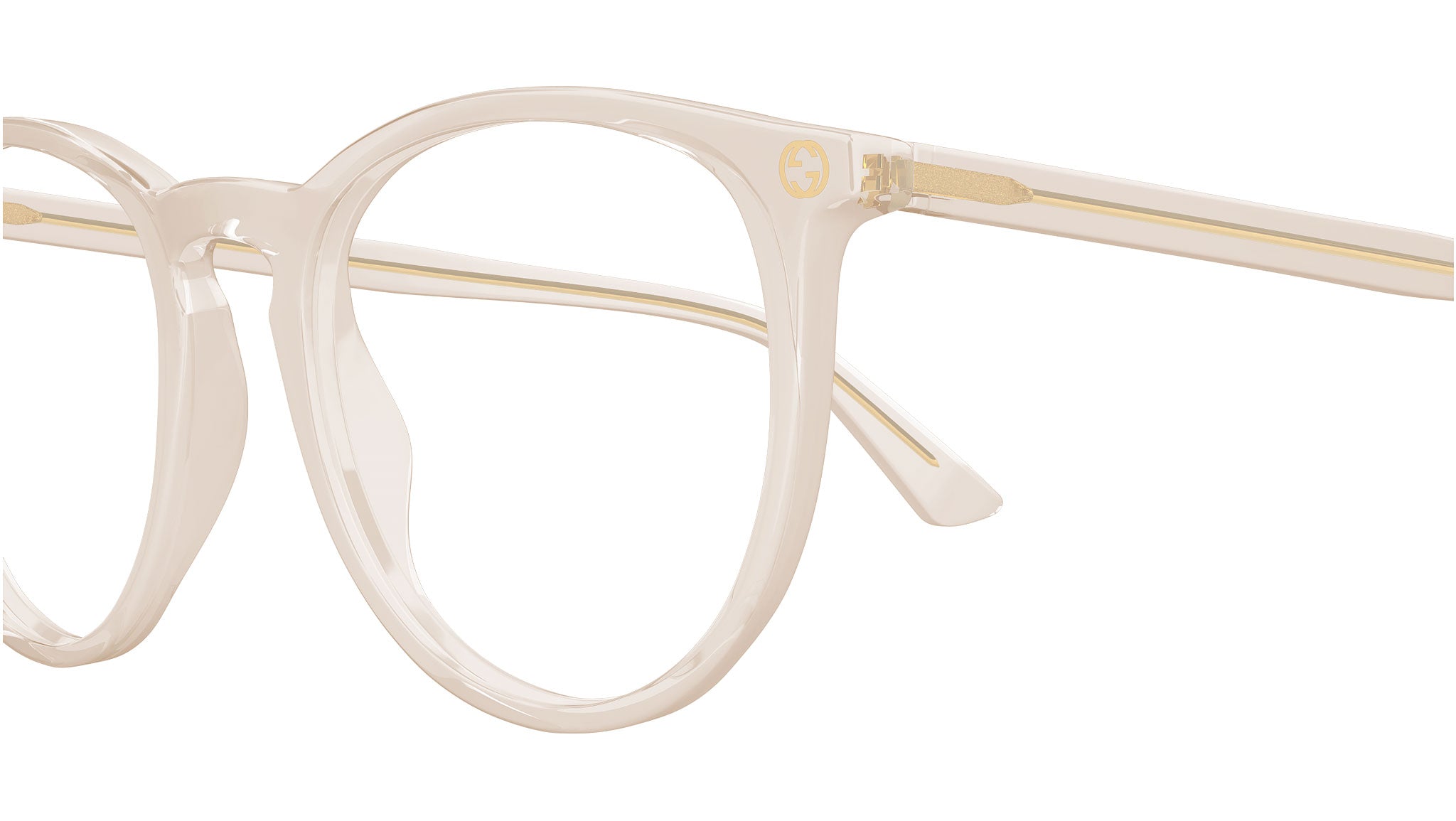 Occhiali da vista GUCCI GG0027O Shiny transparent light yellow