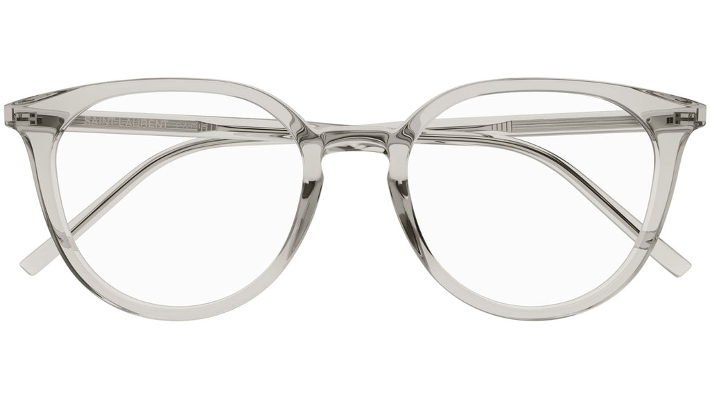 Occhiali da vista SAINT LAURENT SL681/F Shiny transparent beige
