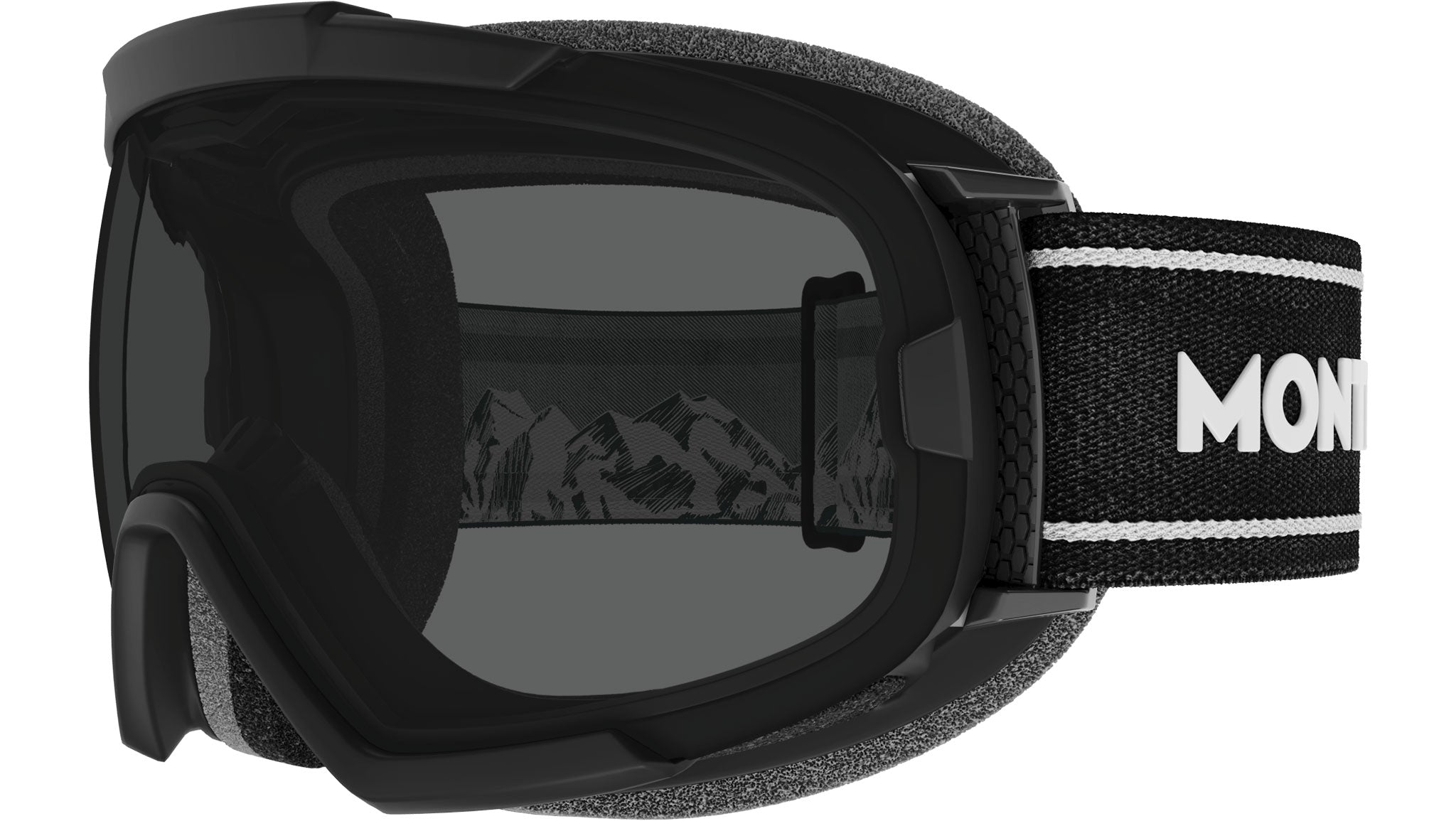 Occhiali da sole MONTBLANC MB0380S Matte solid black