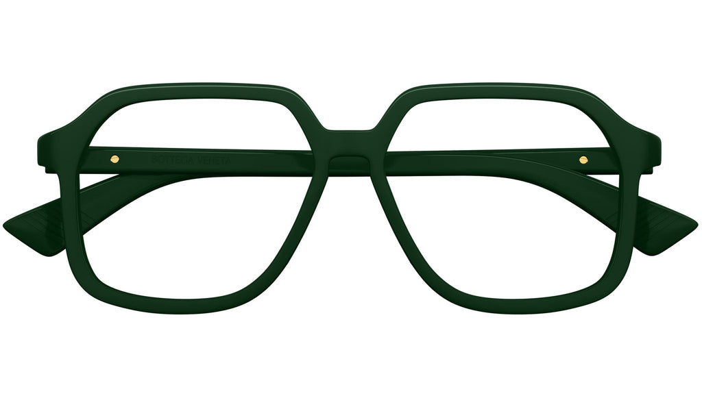 Occhiali da vista BOTTEGA VENETA BV1329O Shiny solid dark green