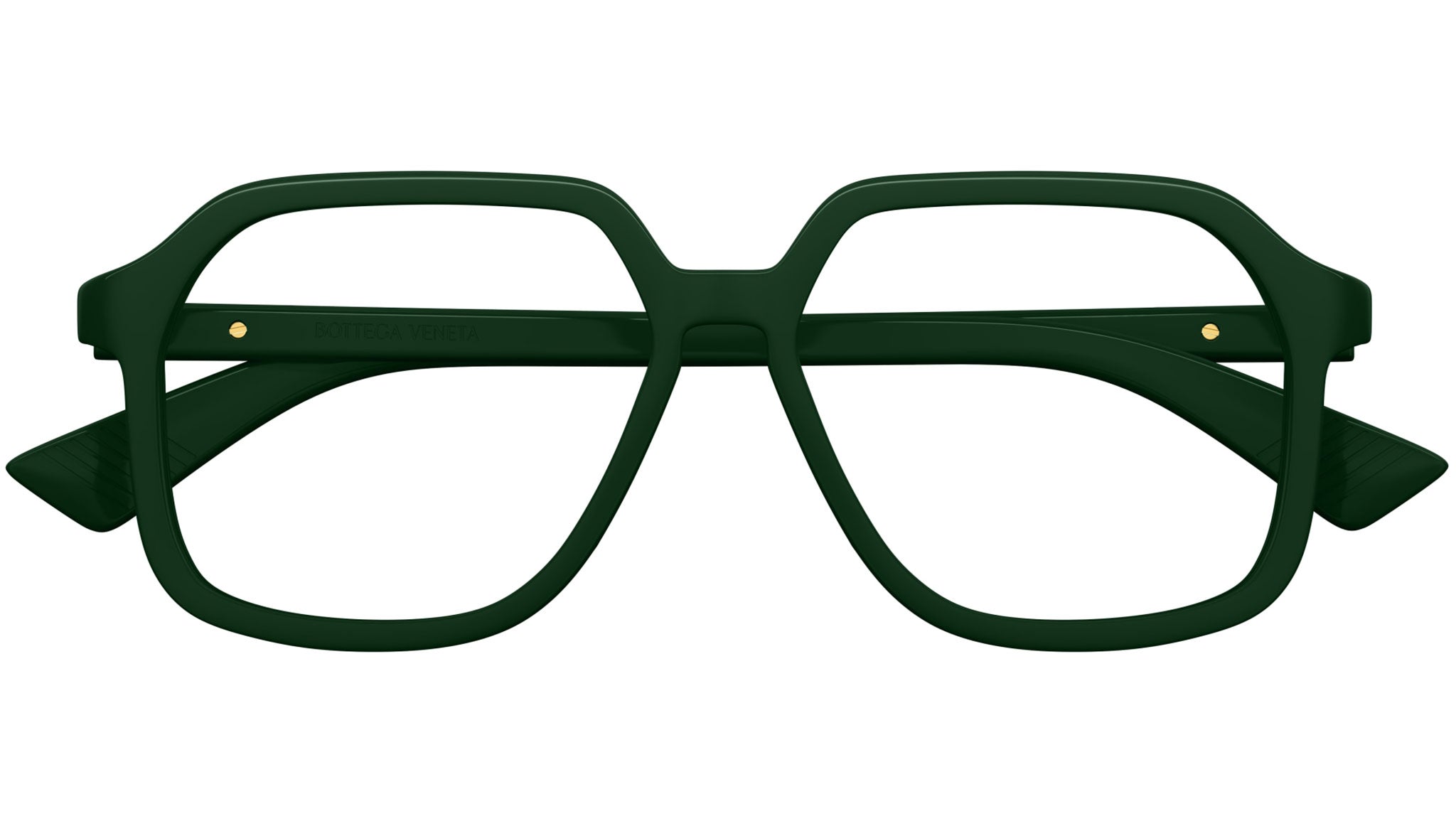 Occhiali da vista BOTTEGA VENETA BV1329O Shiny solid dark green